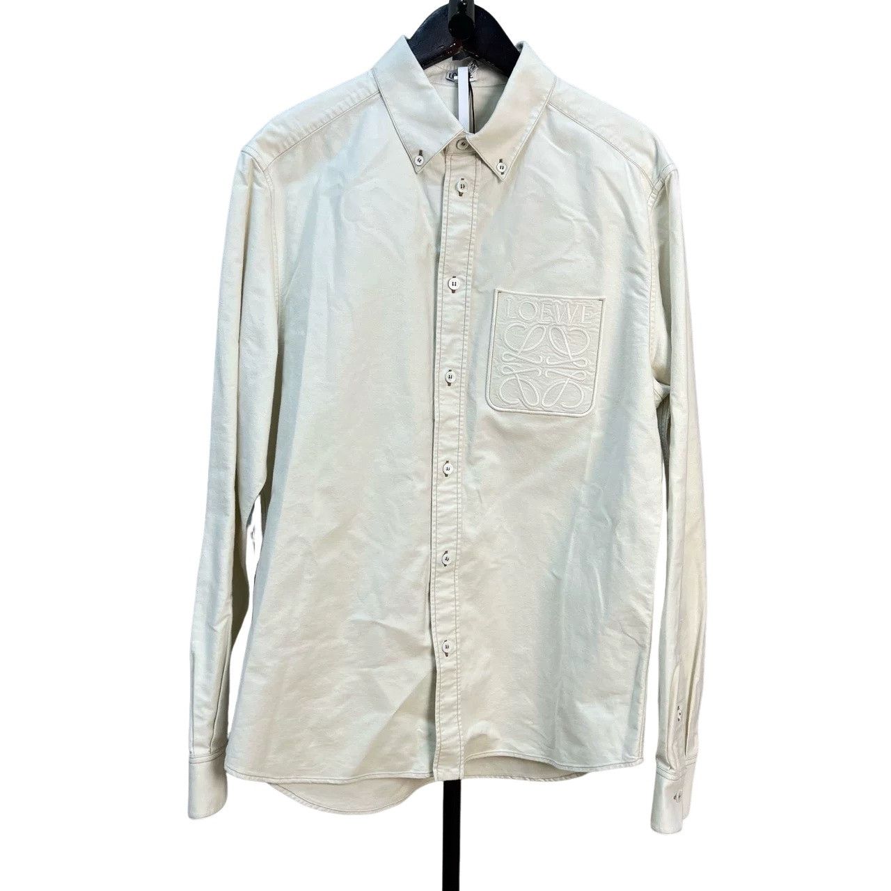 Loewe Loewe Embroidered Logo Denim Shirt Size S Size US S / EU 44-46 / 1 - 1 Thumbnail