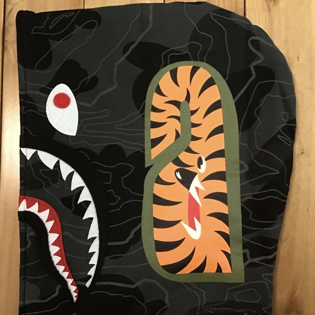 Bape BAPE LAYERED LINE CAMO Shark full zip hoodie a bathing ape Size US M / EU 48-50 / 2 - 6 Thumbnail