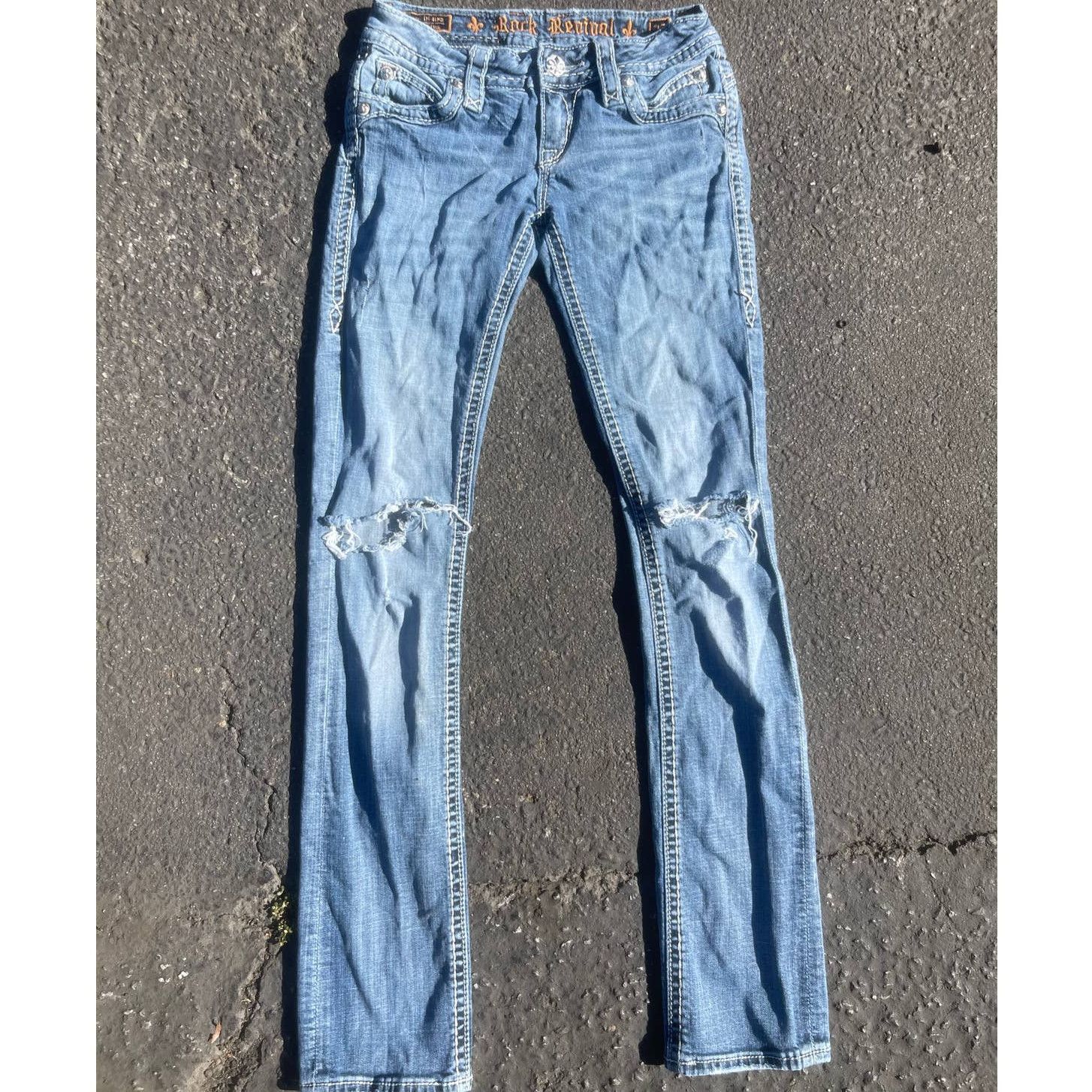 RARE VTG Rock Revival johanna straight size 25