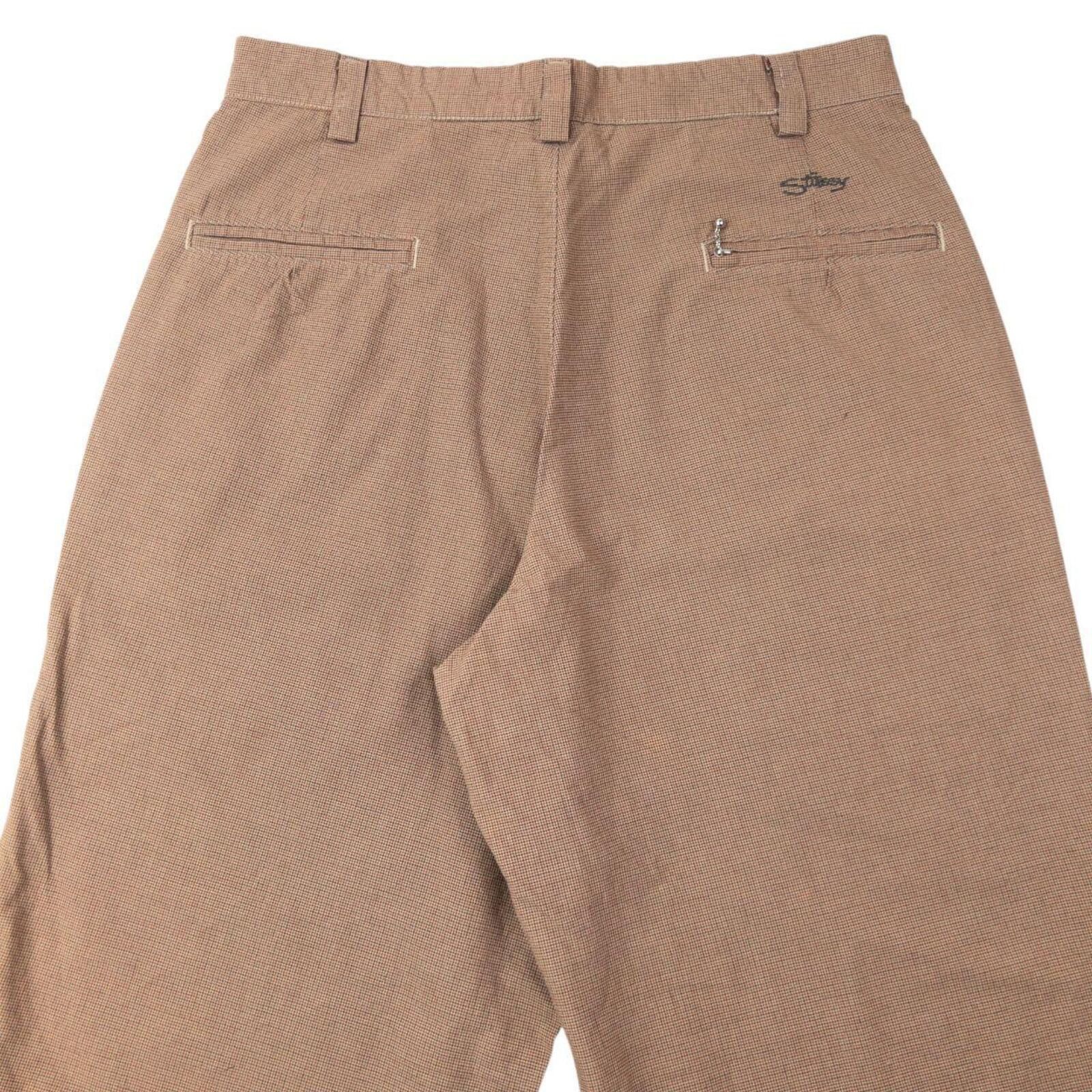 Stussy Vintage 2000s Stussy High Waisted Pattern Trousers Size W29 Size US 32 / EU 48 - 1 Thumbnail