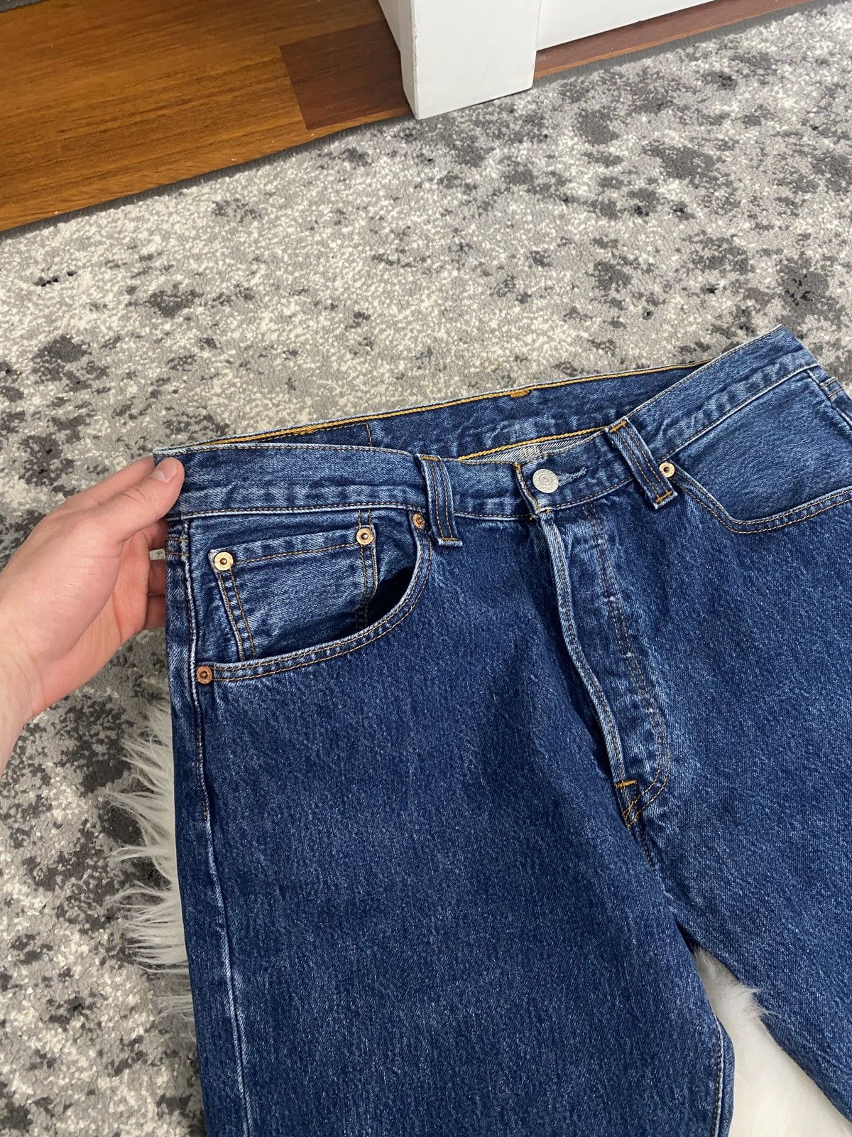 Levi's × Vintage Levi’s 501 Blue Jeans Size L Size US 34 / EU 50 - 8 Thumbnail