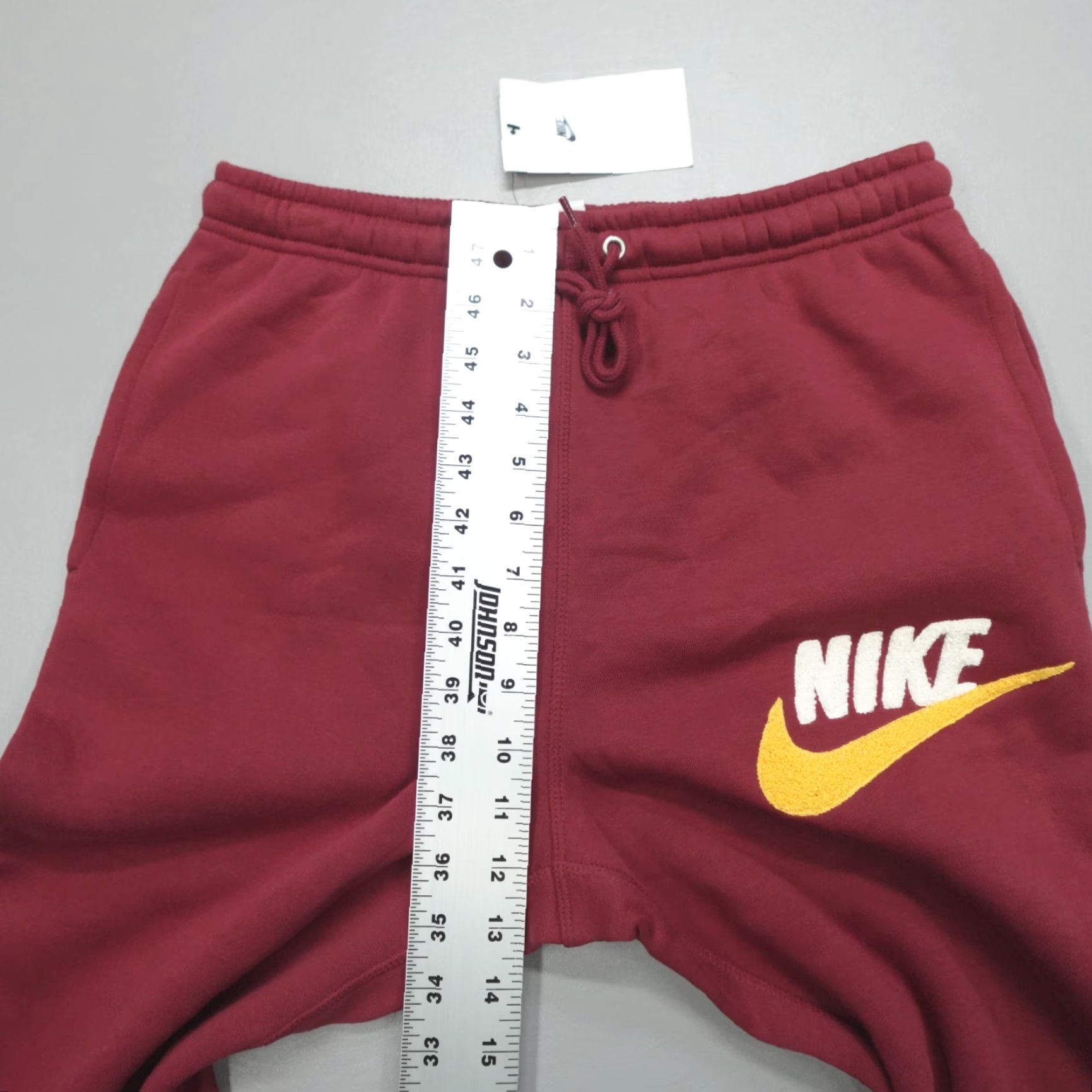 Nike Nike Club Red Jogger Pants Futura Logo Men's Size S Tapered Leg FN3094-677 Size US 29 - 6 Thumbnail