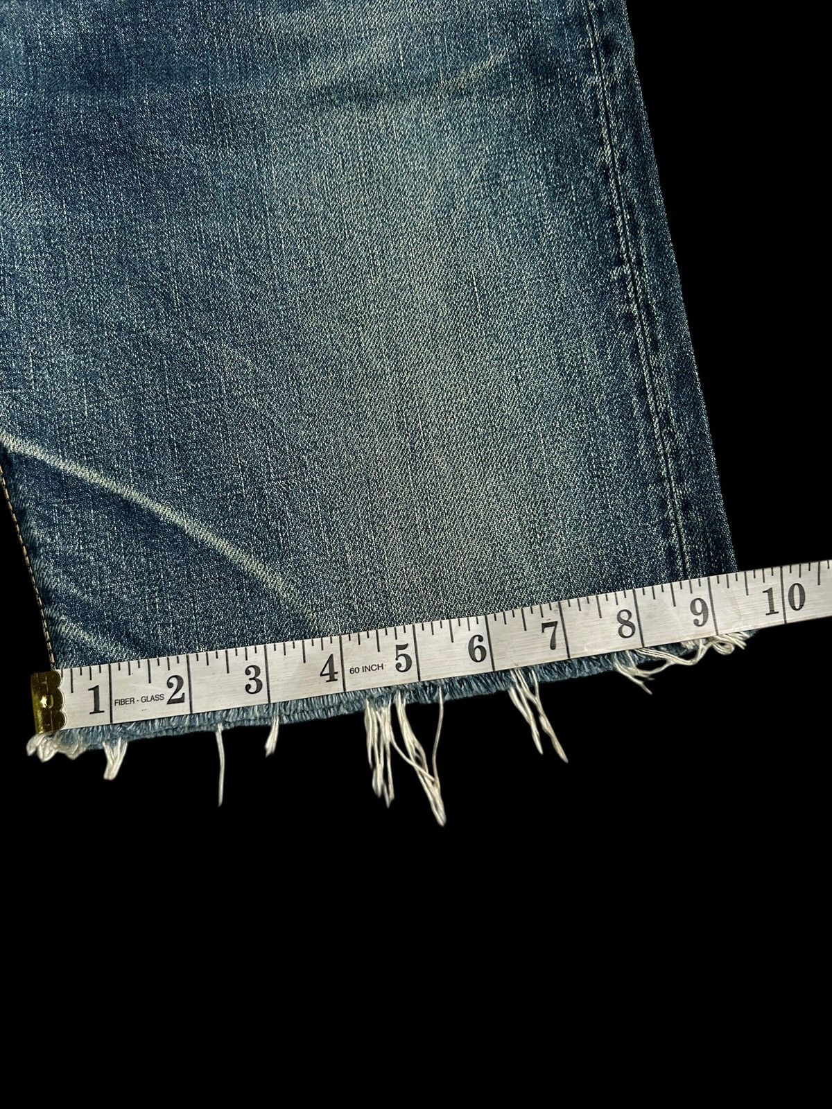 Japanese Brand × Kapital × Vintage Vintage EVIS Selvedge Distressed Short Denim Jeans Size US 28 / EU 44 - 19 Thumbnail