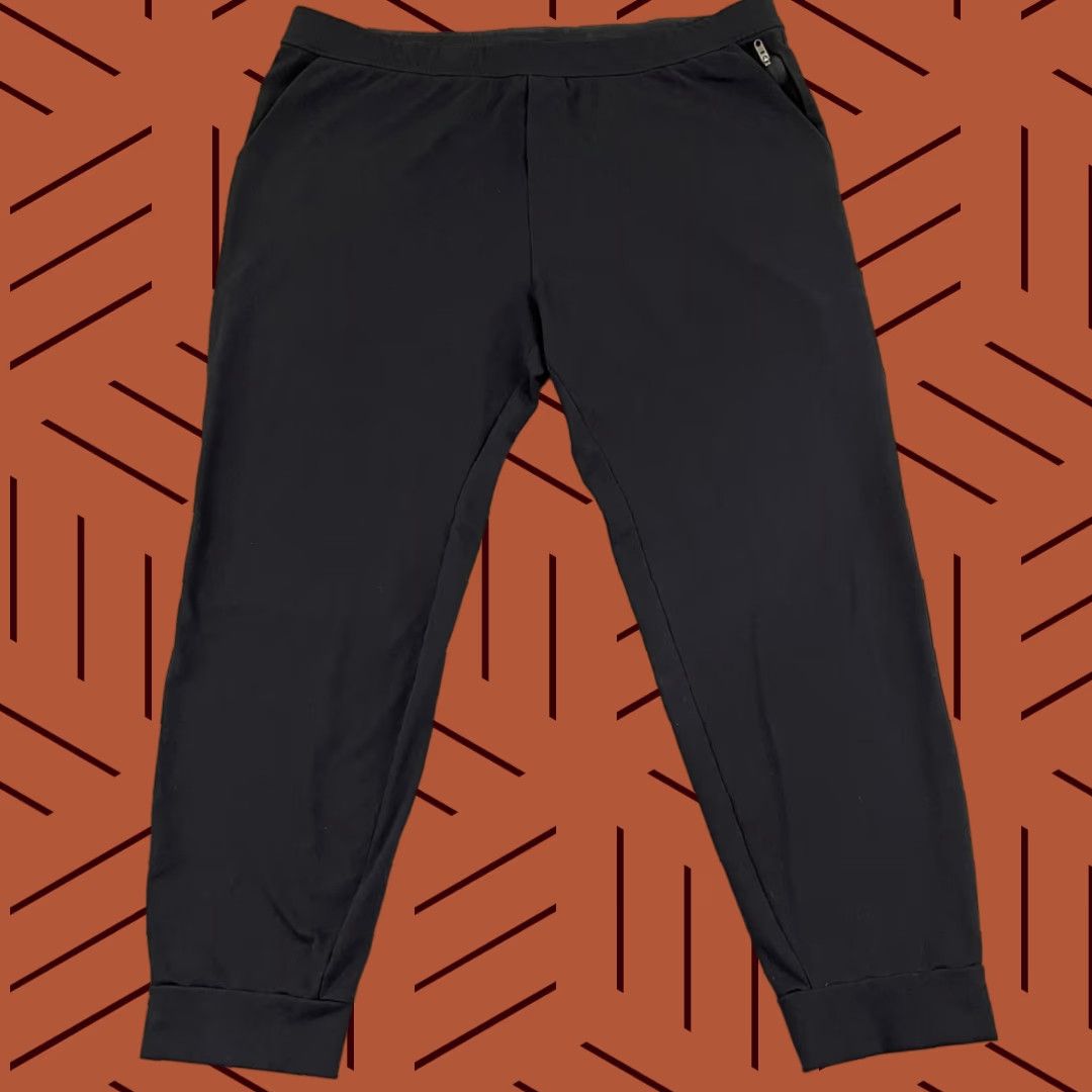 Vintage Public Rec Pants Adult 42 x 28 Black Lounge Athleisure Travel Stretch Pockets Regular Mens Size US 42 / EU 58 - 1 Thumbnail