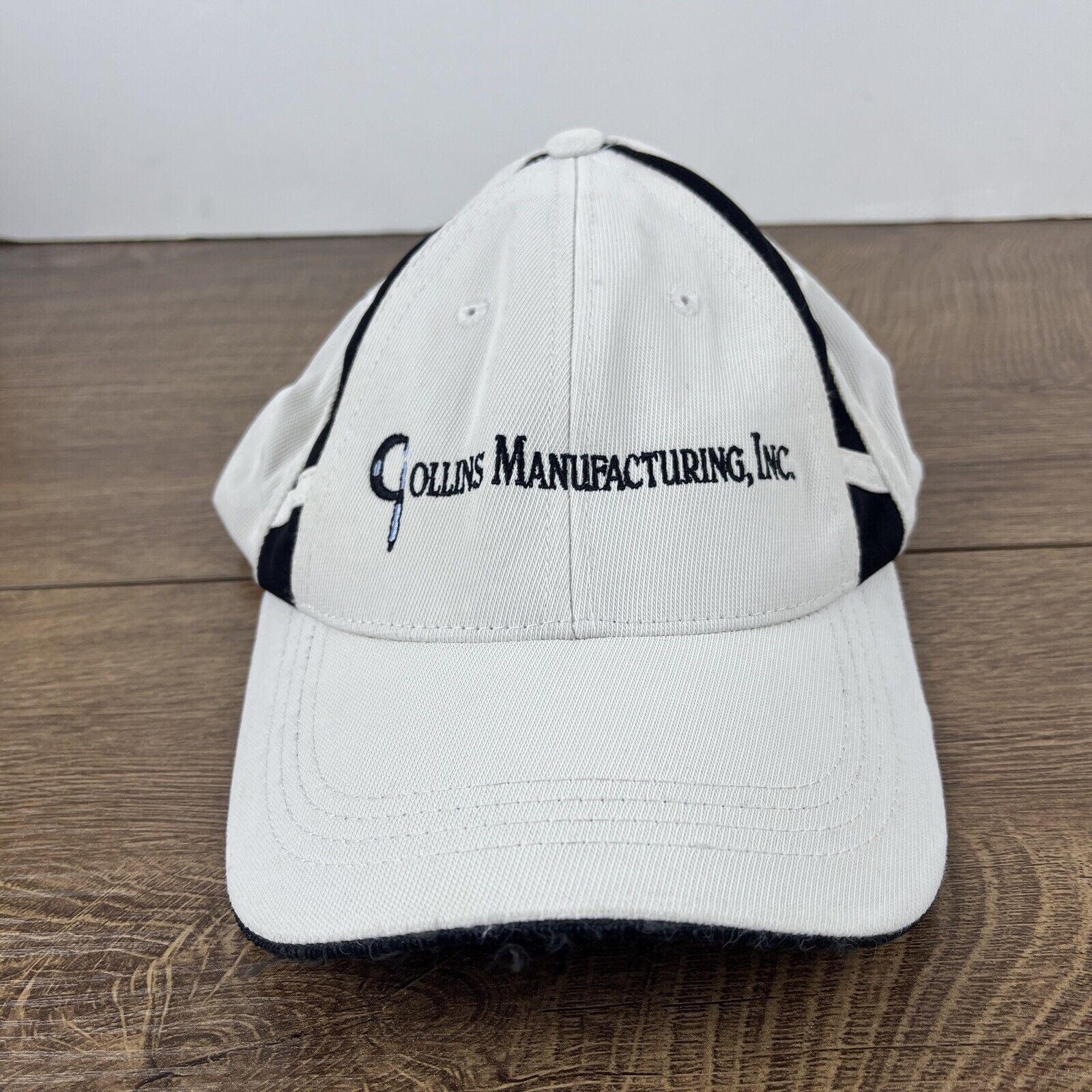 Other Collins Manufacturing Hat White Hat Adjustable Adult Size Ha Size ONE SIZE - 4 Thumbnail