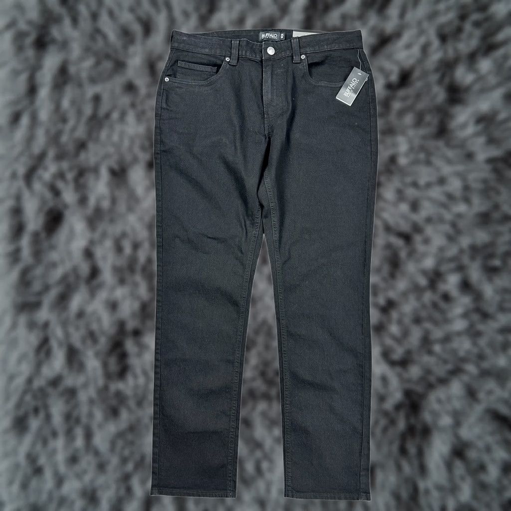 Buffalo David Bitton Buffalo David Bitton Ash Slim Men 34x30 Black Denim Jeans Size US 34 / EU 50 - 1 Thumbnail