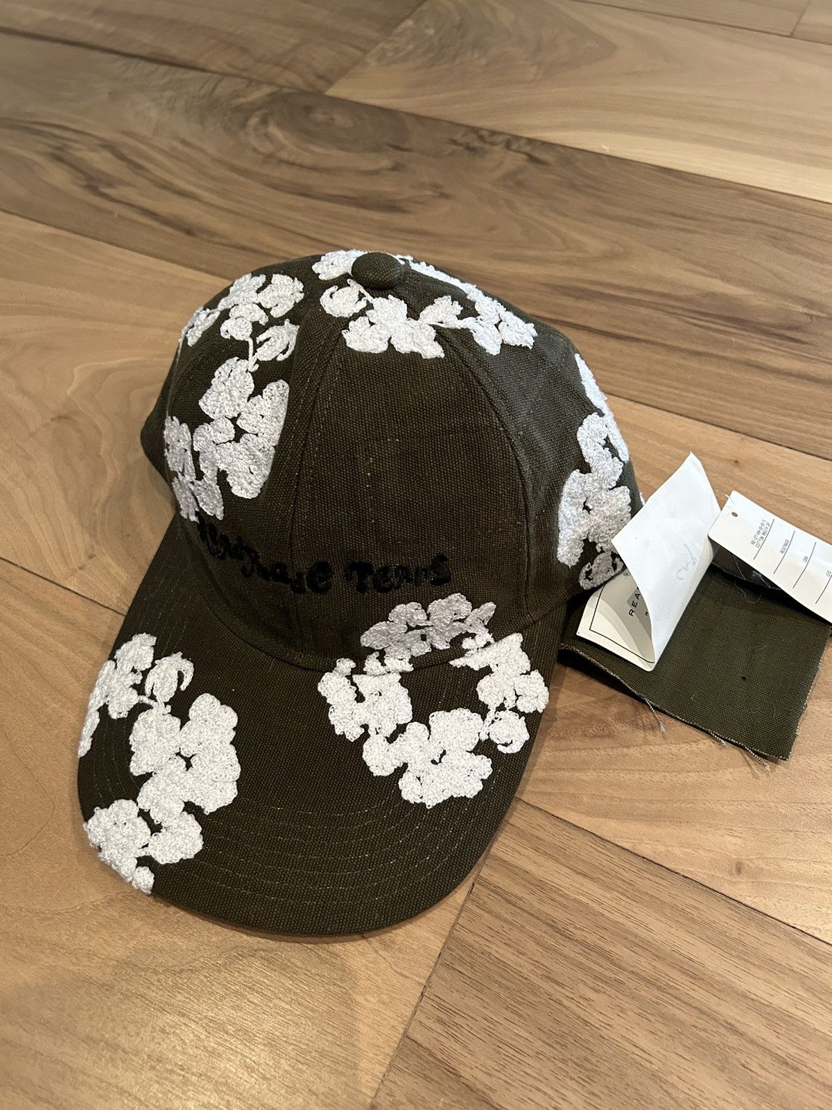 denim tears × readymade cap Buy READYMADE x Denim Tears Cotton Wreath Cap 'Olive' - RE