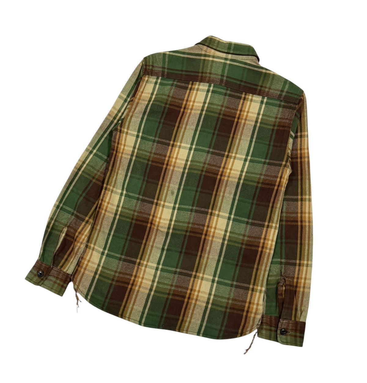 Japanese Brand Houston Union Made Tartan Flannel Button Ups Shirt Size US M / EU 48-50 / 2 - 15 Thumbnail