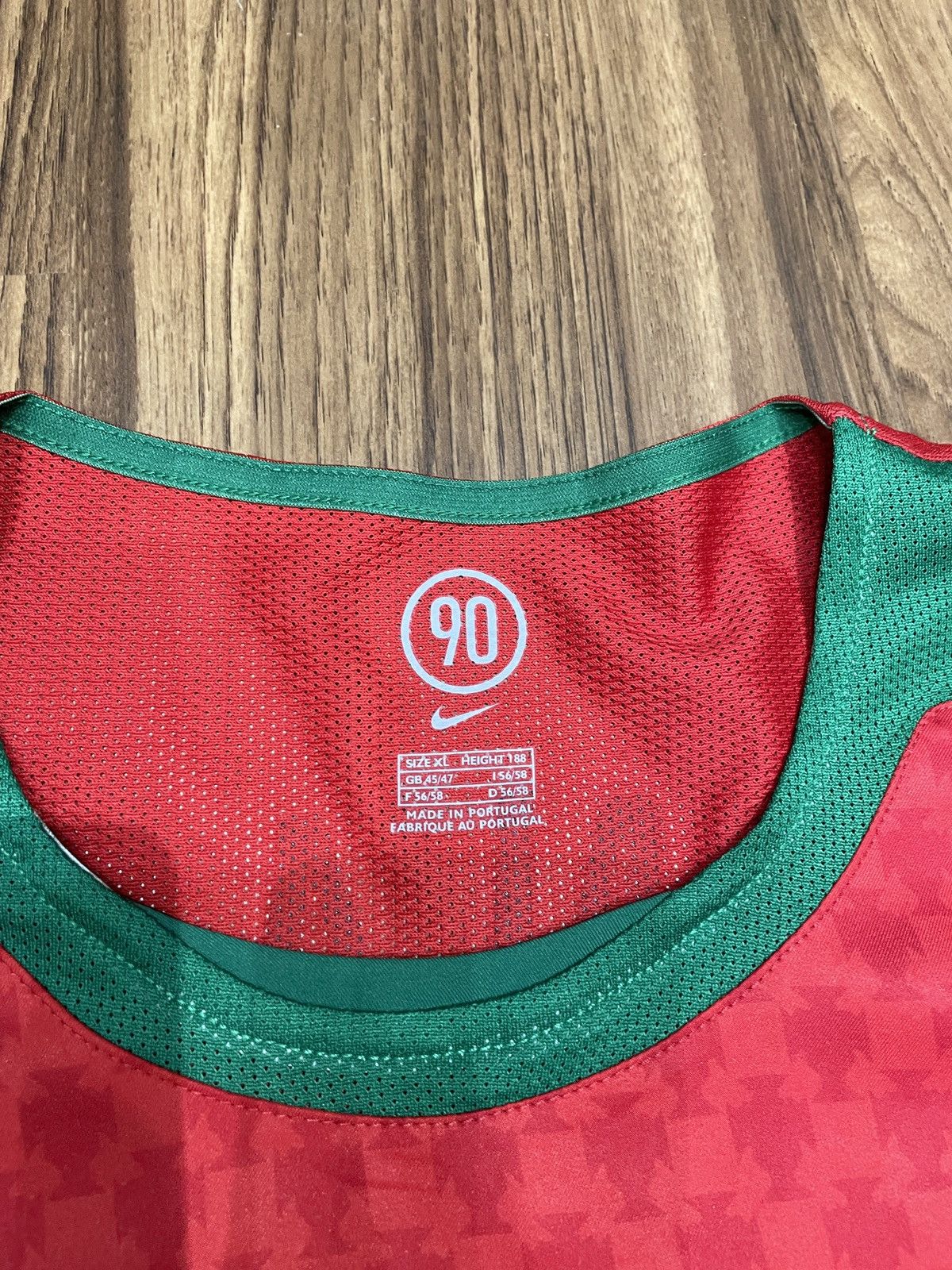 Vintage Jersey Portugal cristiano ronaldo rare Size US XL / EU 56 / 4 - 3 Thumbnail