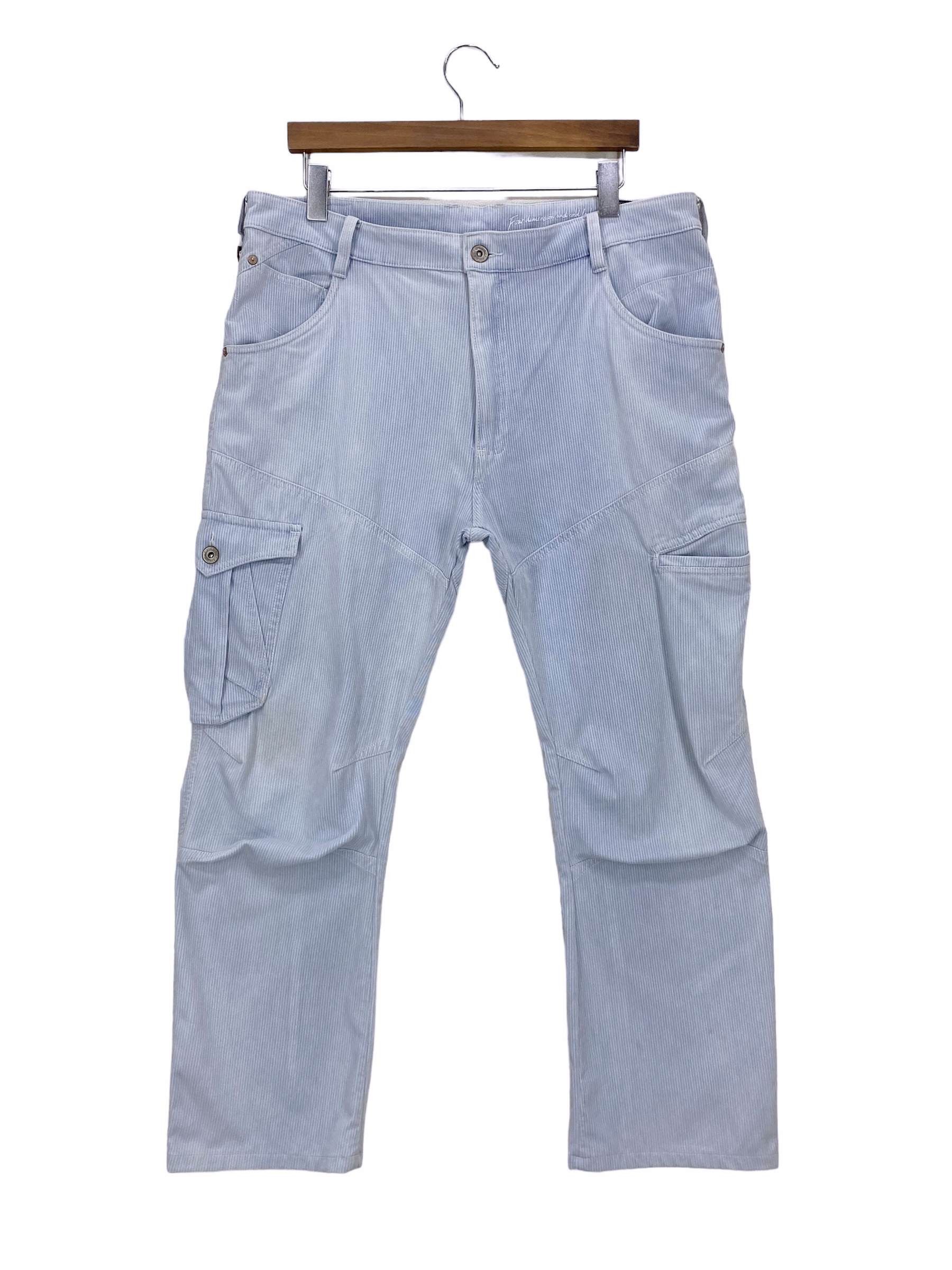 image of Rockers x Workers Fieldcore Cargo Pants Tactical Stripes Pants in Blue White, Men's (Size 36)