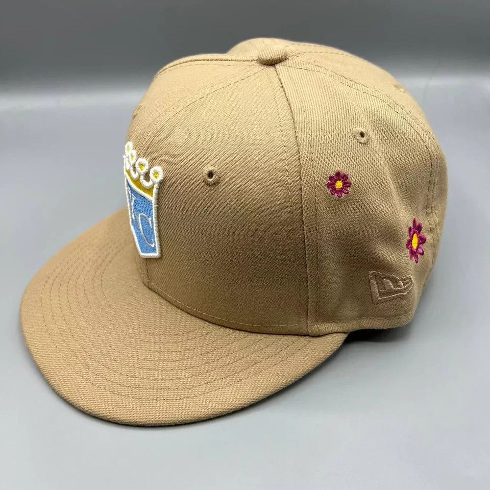New Era Kansas City Royals Hat Men 7 5/8 59Fifty New Era MLB Fitted Size ONE SIZE - 4 Thumbnail
