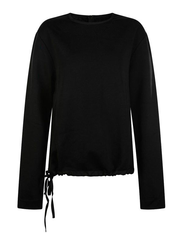 Jil Sander o1mt1gz0426 Sweatshirt in Black Size L / US 10 / IT 46 - 1 Thumbnail
