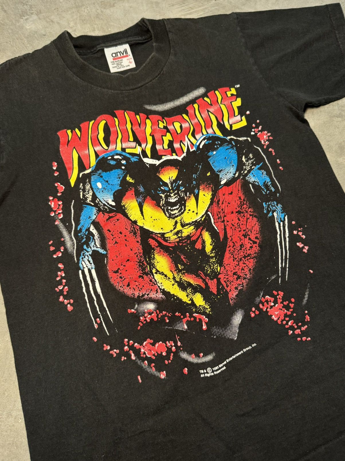Marvel Comics 1993 Marvel’s Wolverine claw/blood action shot grail XMen Size S / US 4 / IT 40 - 2 Thumbnail