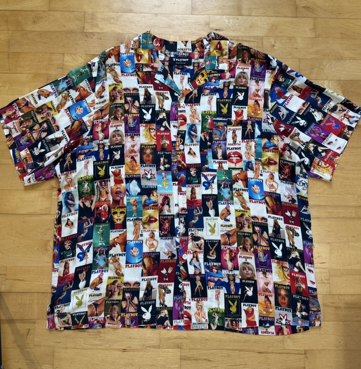 Playboy Playboy Camp Collar Collage Pacsun Shirt Size Large Size US L / EU 52-54 / 3 - 5 Thumbnail