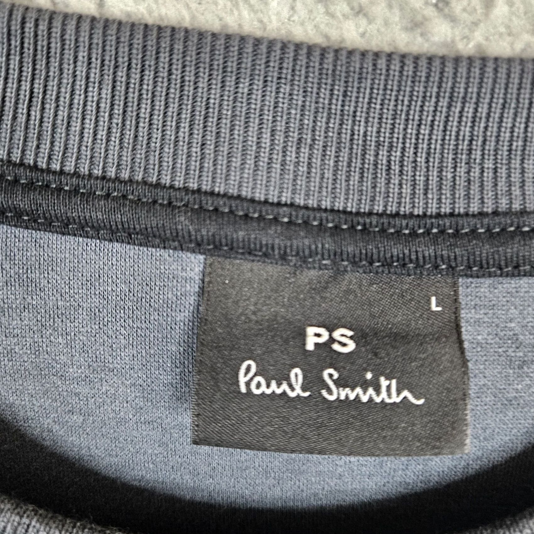 Paul Smith Pauli Smith Men Gray Logo-Print Crew Neck Fleece Sweatshirt L Size US L / EU 52-54 / 3 - 3 Thumbnail