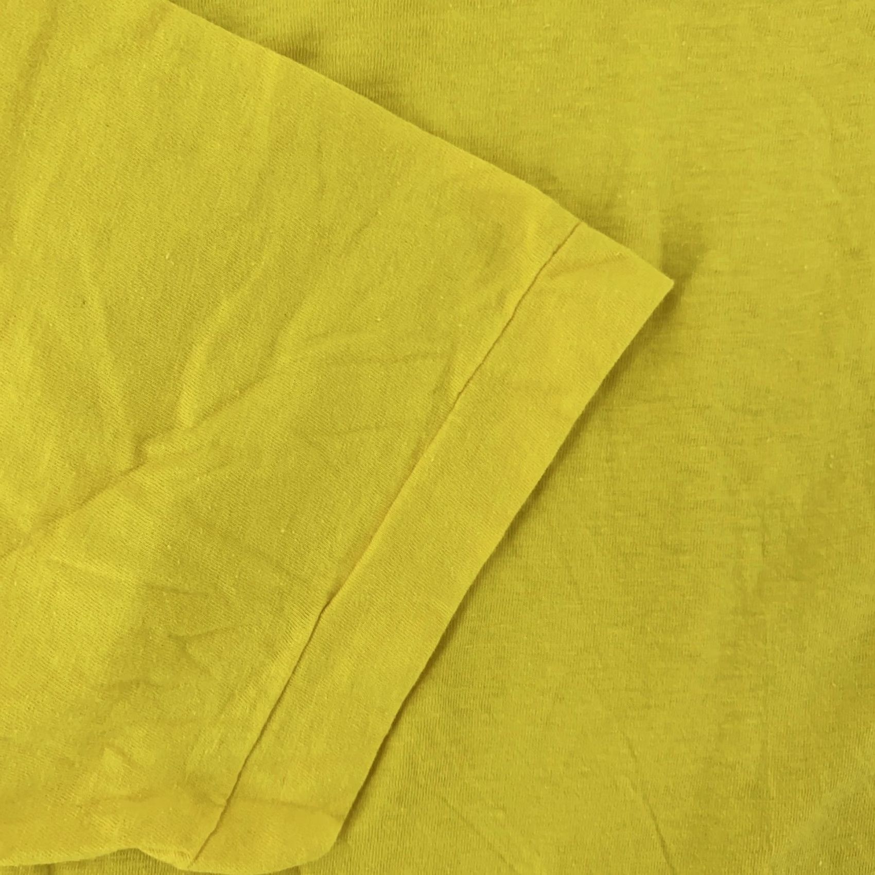 Vintage You're Tops Shirt Mens XS Yellow Crew Neck 100% Cotton Short Sleeve Casual Tee Size US XS / EU 42 / 0 - 3 Thumbnail