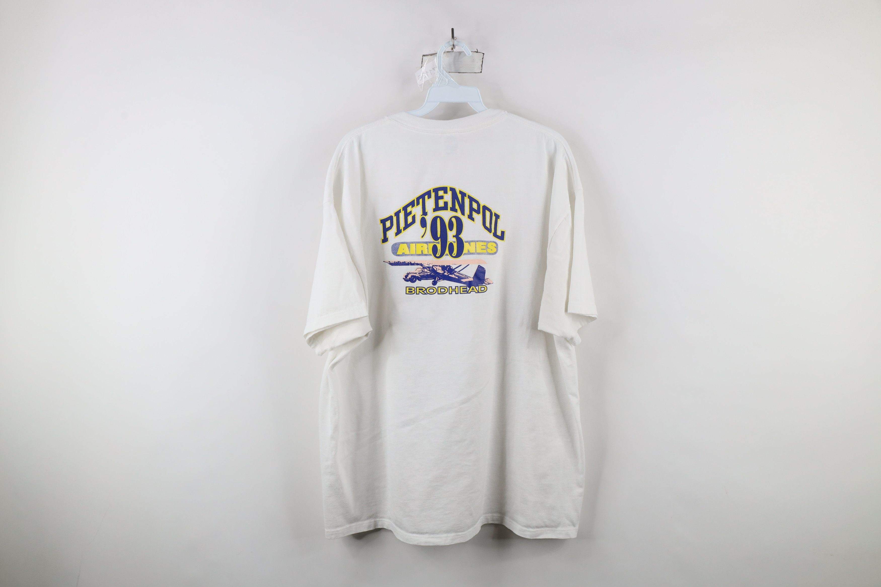 Vintage Vintage 90s Pietenpol Airplanes Short Sleeve T-Shirt USA Size US XXL / EU 58 / 5 - 11 Thumbnail