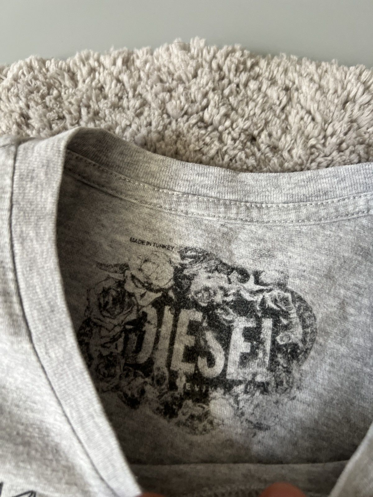 Diesel Diesel T shirt SKELETON OVERPRINT y2k opium style Size US S / EU 44-46 / 1 - 5 Thumbnail