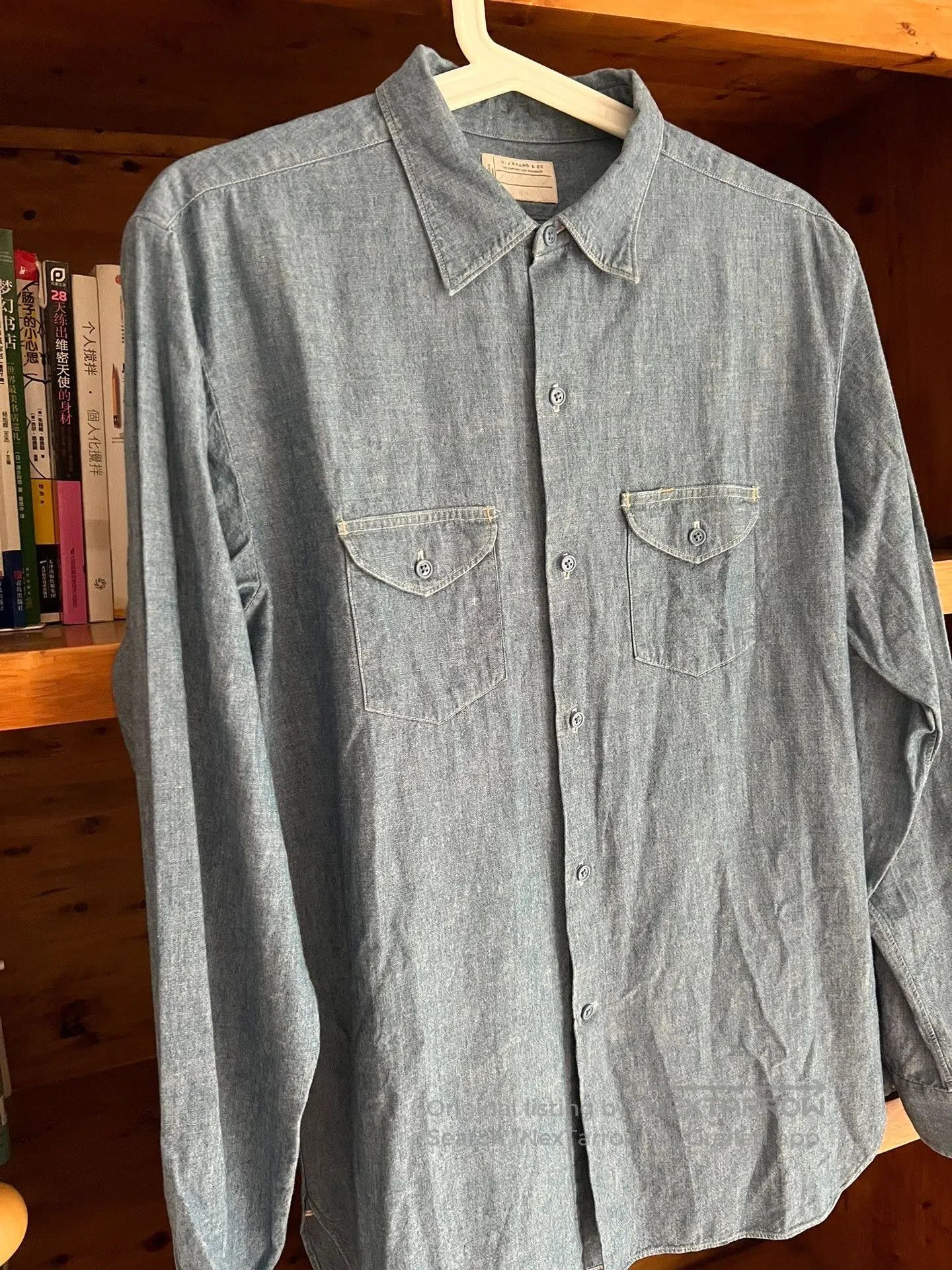 Oldblue Co. Old Joe Vintage Indigo Denim Work Shirt. Size US S / EU 44-46 / 1 - 2 Thumbnail