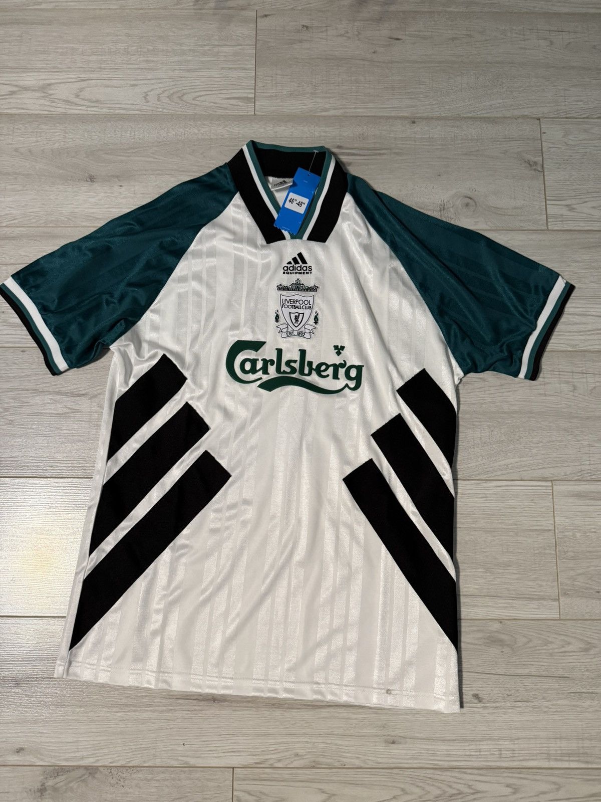 Other UK Vintage Liverpool Soccer jersey shirt Adidas 1992 kit Size US M / EU 48-50 / 2 - 1 Thumbnail