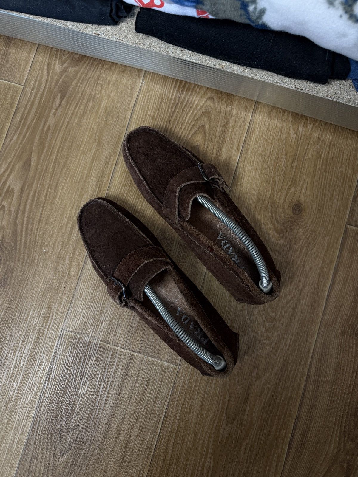 Prada Prada Leather Loafers Luxury Size US 7 / EU 40 - 4 Thumbnail