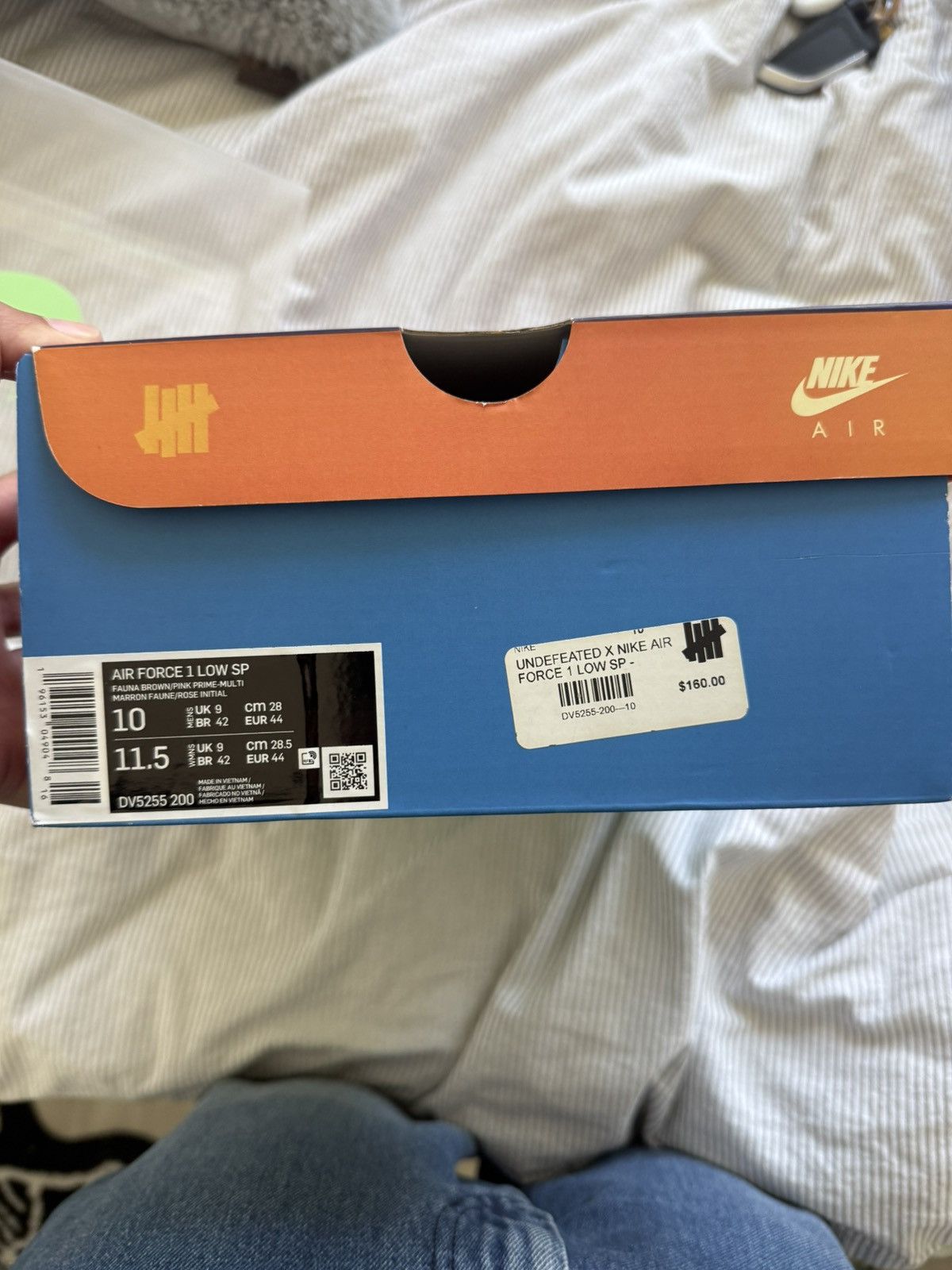 Undefeated Undefeated x Nike Air Force 1 Low Size US 10 / EU 43 - 7 Thumbnail