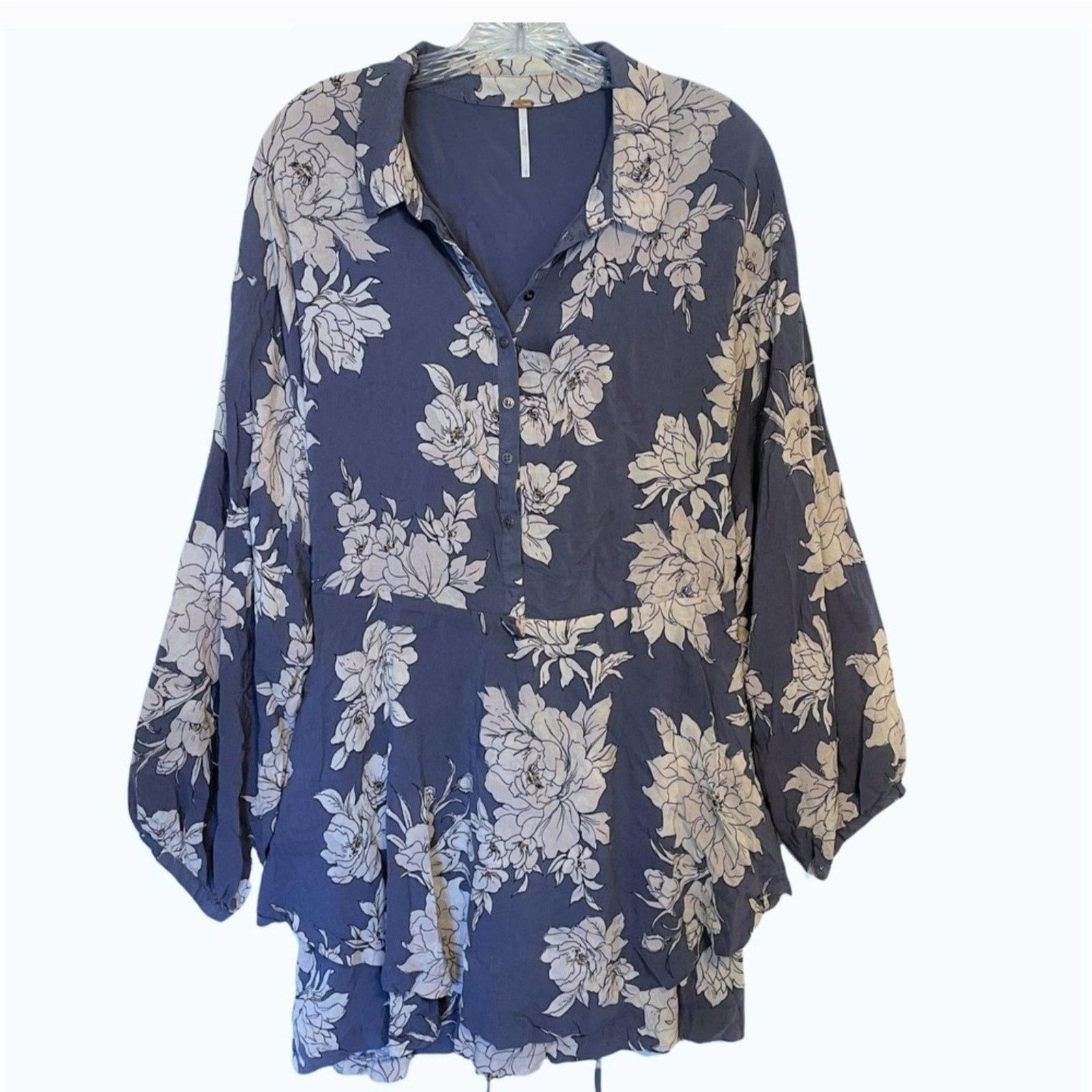 Free People Free people long sleeve floral shake it mini dress buttons M Size M / US 6-8 / IT 42-44 - 6 Thumbnail