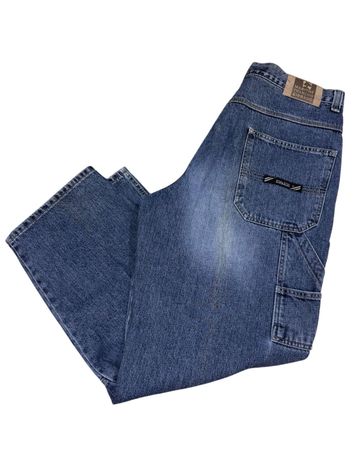 Marithe + Francois Girbaud Vintage Marithe Girbaud Jeans Size 38 Blue Denim Double Knee Size US 38 / EU 54 - 1 Thumbnail