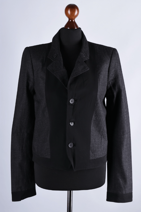 Balenciaga Women's Balenciaga Paris Black Blazer Jacket Size S Size S / US 4 / IT 40 - 1 Thumbnail