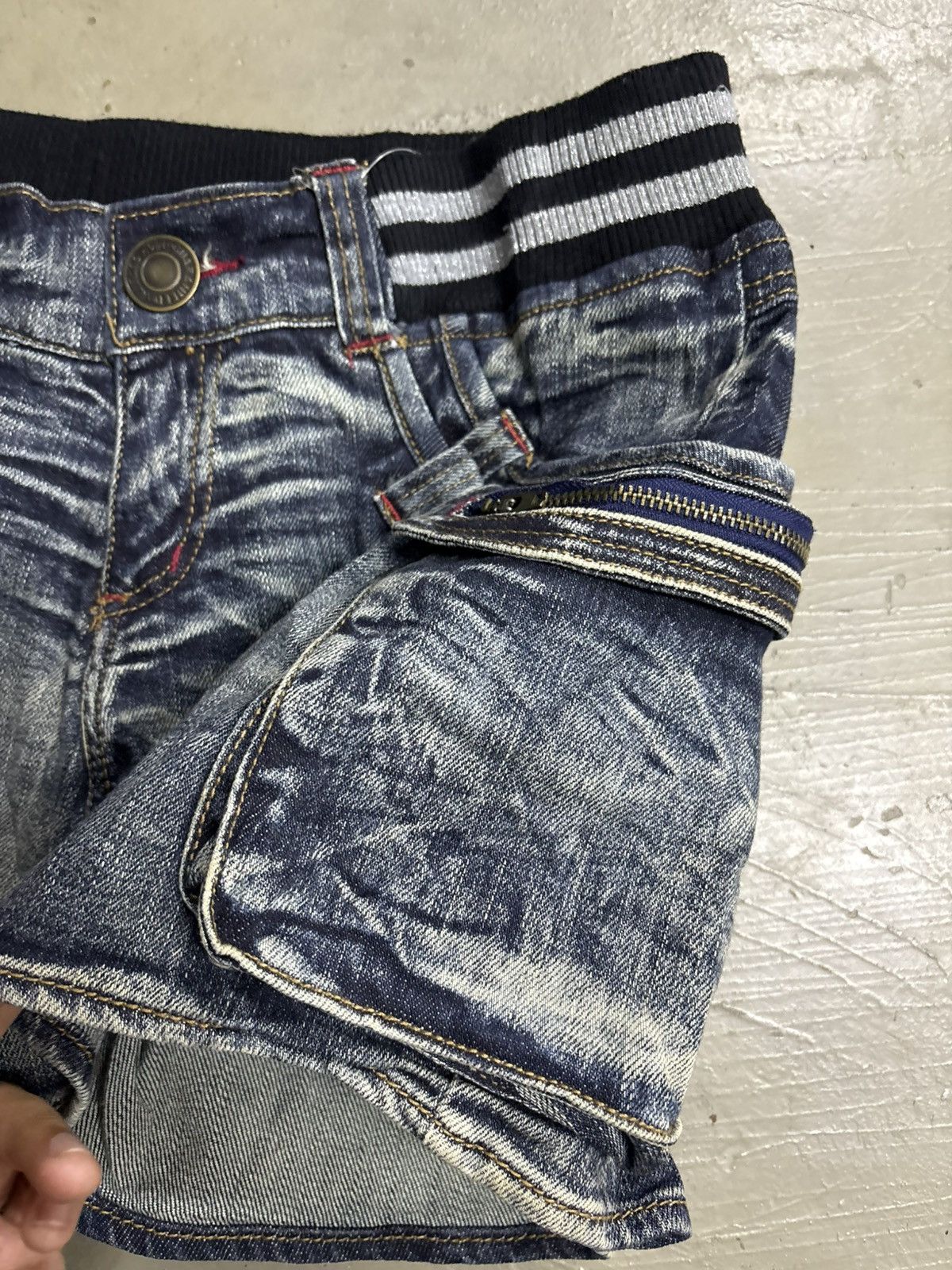 If Six Was Nine RNA H Naoto Acid Wash Japanese brand Denim shorts Size 30" / US 8 / IT 44 - 11 Thumbnail