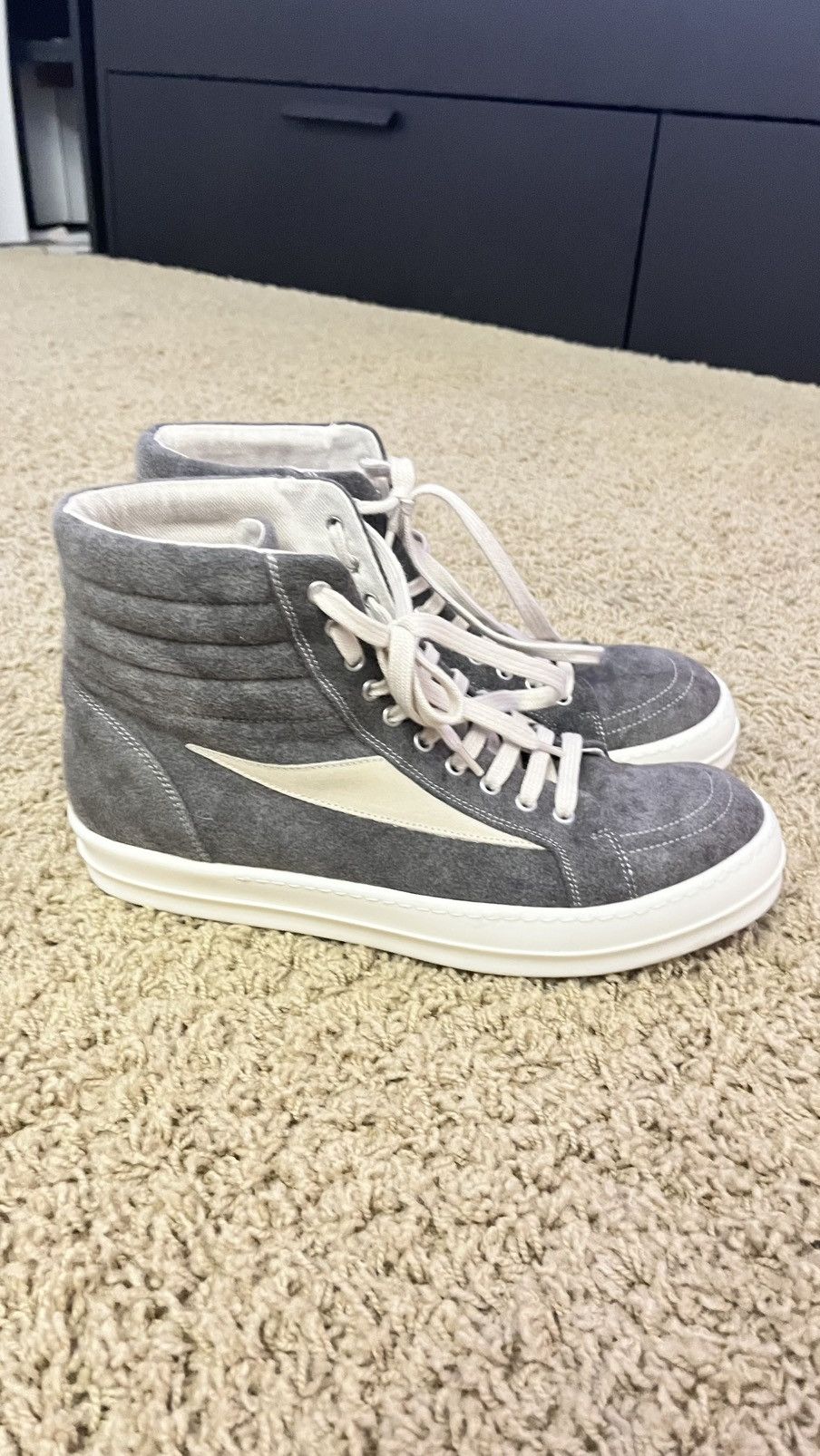Rick Owens Drkshdw Rick owens drkshdw high top vans Size US 11 / EU 44 - 3 Thumbnail
