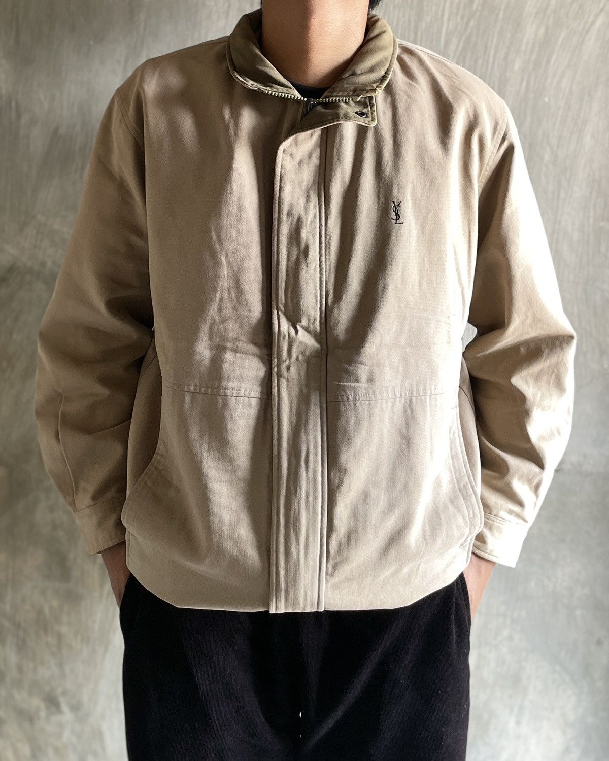 Yves Saint Laurent VERY RARE VINTAGE JACKET YVES SAINT LAURENT YSL BIG LOGO Size US XL / EU 56 / 4 - 2 Thumbnail