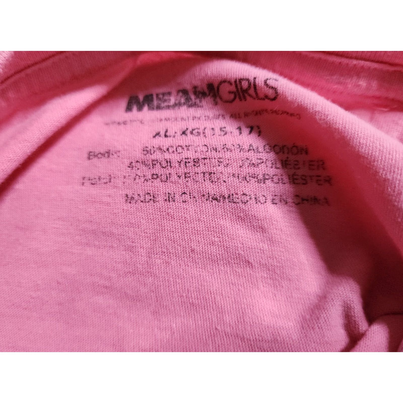 Vintage Mean Girls Movie Merch T-Shirt Women’s Size XL Pink Solid Short Sleeve Casual Womens Size XL / US 12-14 / IT 48-50 - 5 Thumbnail