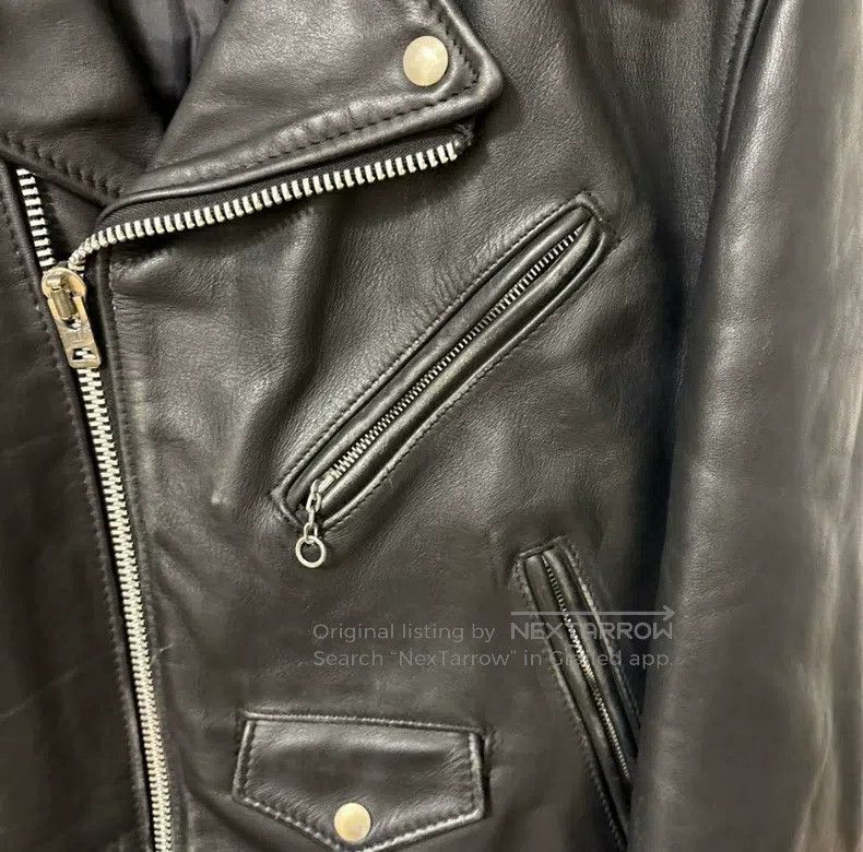 Schott Schott Cable-stayed locomotive leather jacket Size US L / EU 52-54 / 3 - 3 Thumbnail