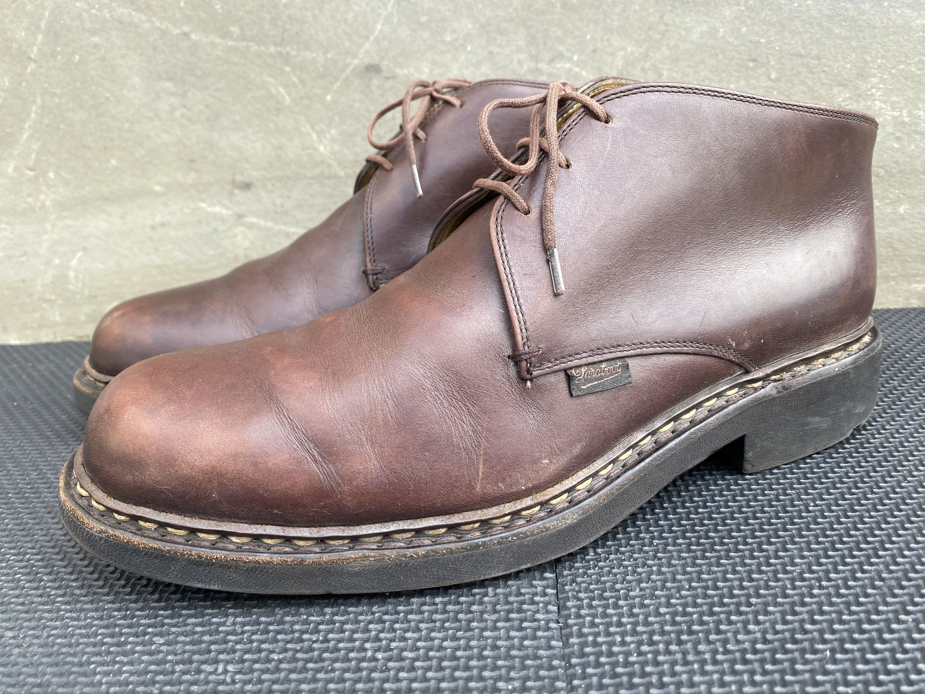 Paraboot Paraboot Ankle Boots Men's Brown Leather Michael Shoes Size US 8 / EU 41 - 6 Thumbnail