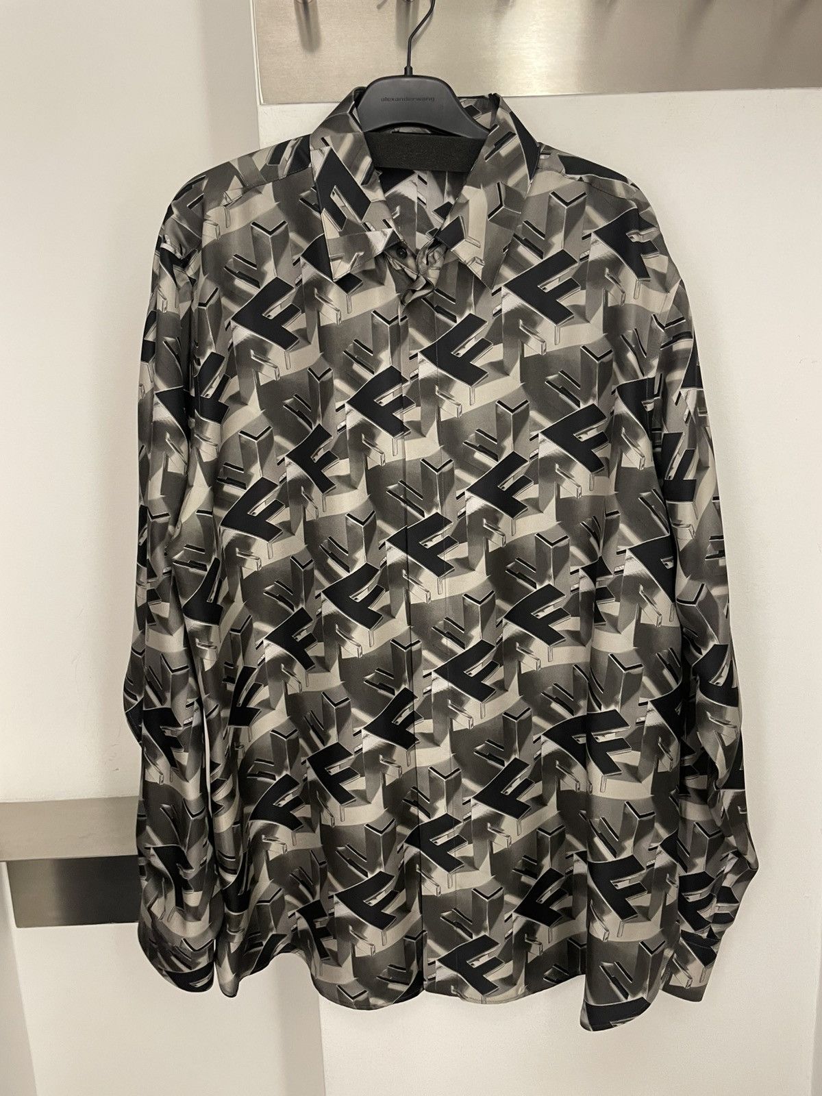 Fendi Multicolor silk shirt Size US XXL / EU 58 / 5 - 1 Thumbnail