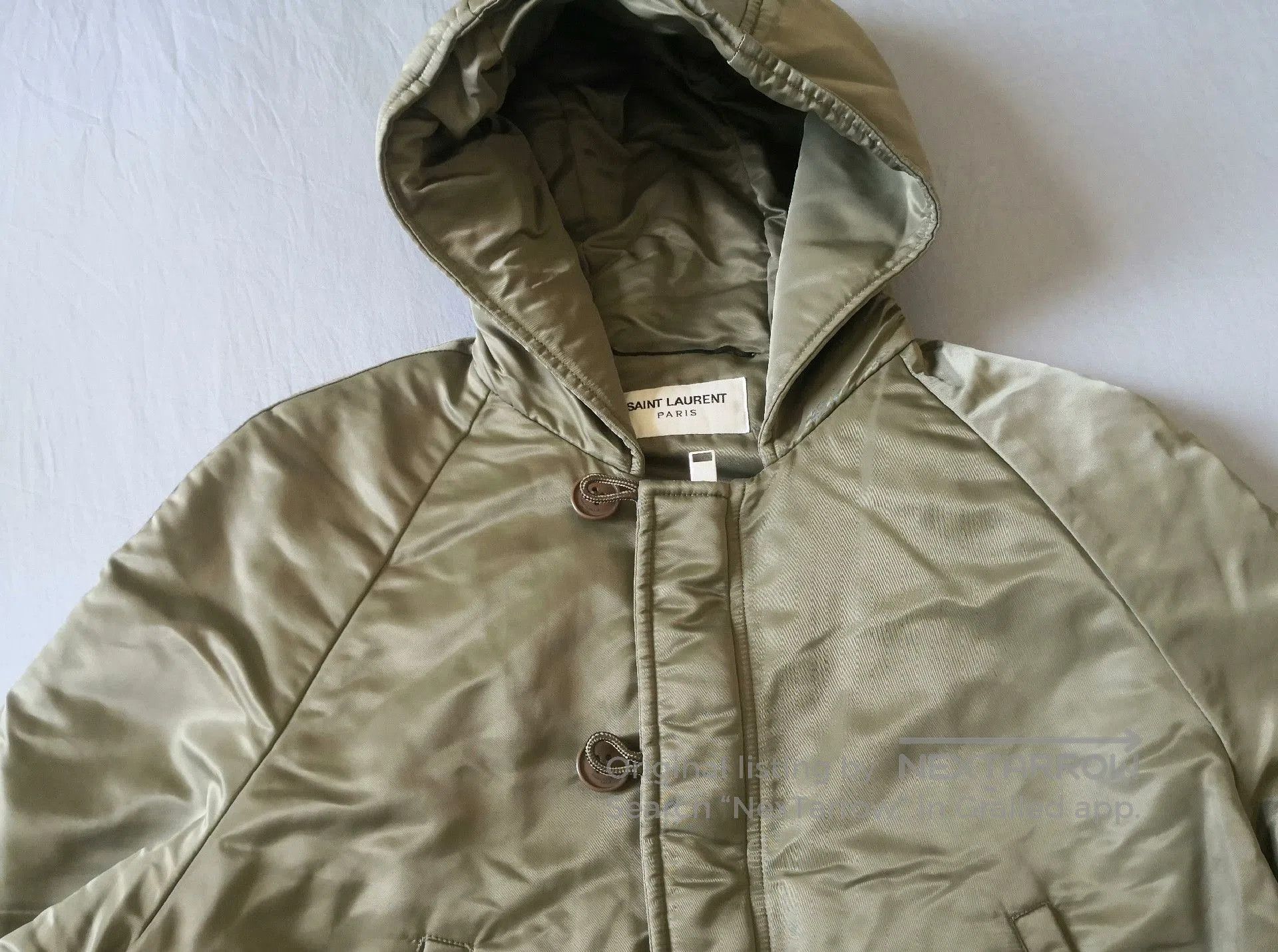 Saint Laurent Paris Saint Laurent MA1 Olive Green Padded Jacket. Size US M / EU 48-50 / 2 - 2 Thumbnail