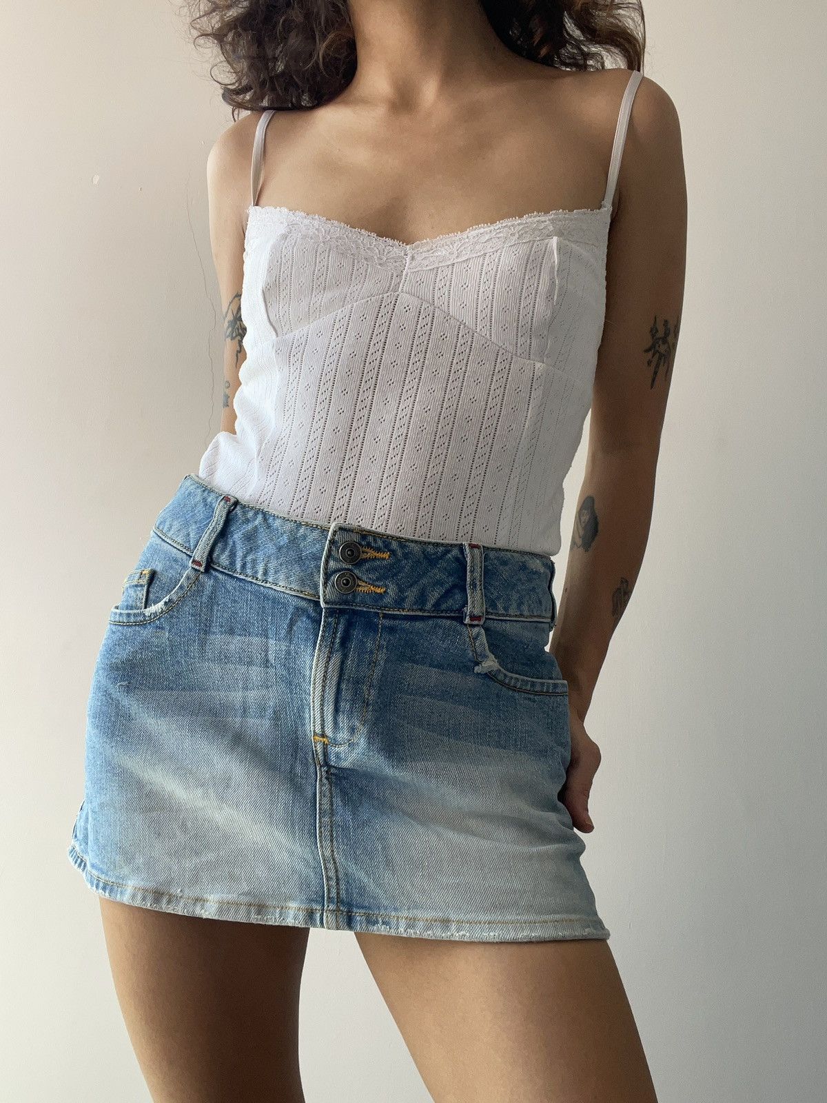 Vintage y2k Fiorucci skirt Size 27" / US 4 / IT 40 - 3 Thumbnail
