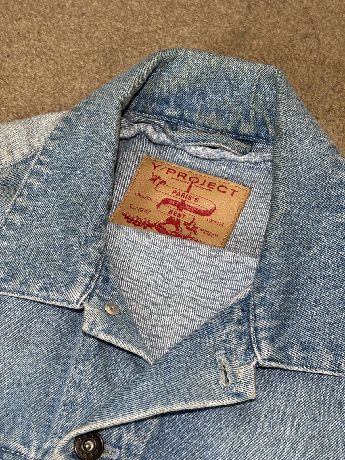 Y/Project ⚡️QUICK SALE⚡️ Y/project blue Denim Jacket Yohan Serfaty small Size US S / EU 44-46 / 1 - 3 Thumbnail
