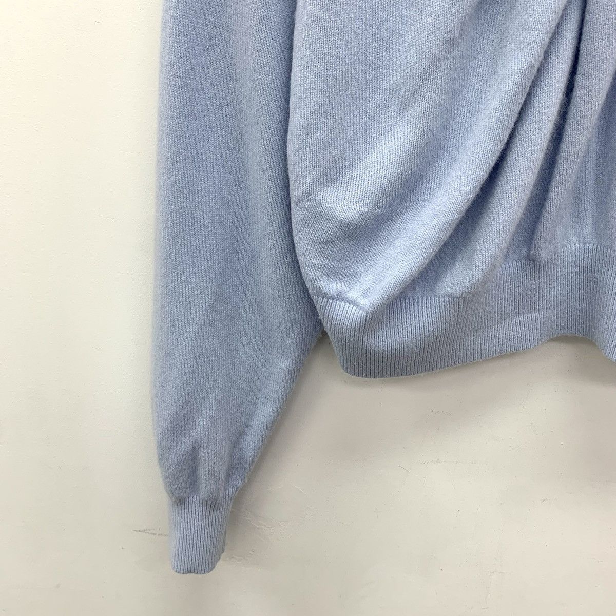 Alexander Wang Alexander Wang Blue Wool Long Sleeve Knit Sweater K26WX Size XS / US 0-2 / IT 36-38 - 4 Thumbnail
