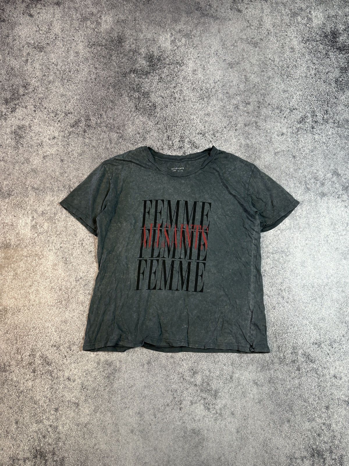 Allsaints Allsaints Femme T-shirt Streetwear Rare Causal USA Style M Size M / US 6-8 / IT 42-44 - 1 Thumbnail