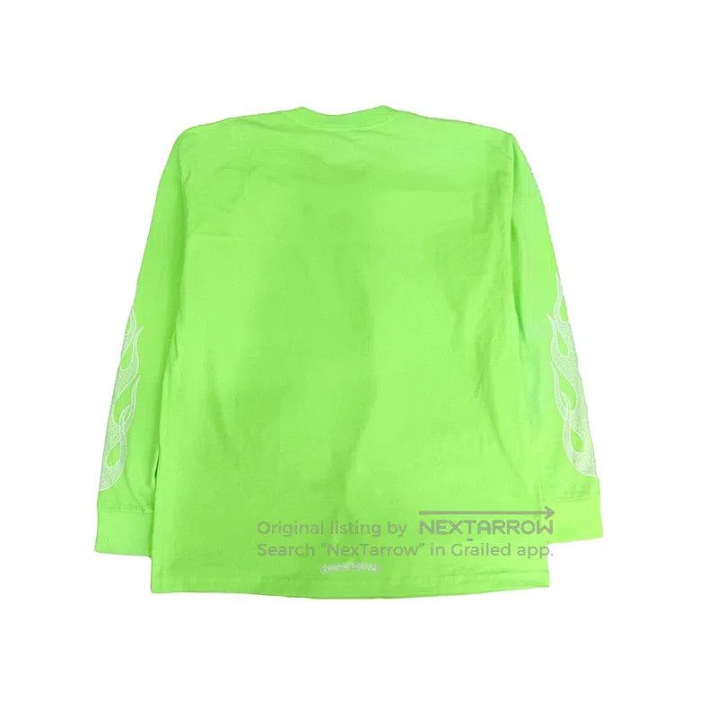 Chrome Hearts CHROME HEARTS Size XXL Flame fluorescent green long sleeve Size US XXL / EU 58 / 5 - 2 Thumbnail