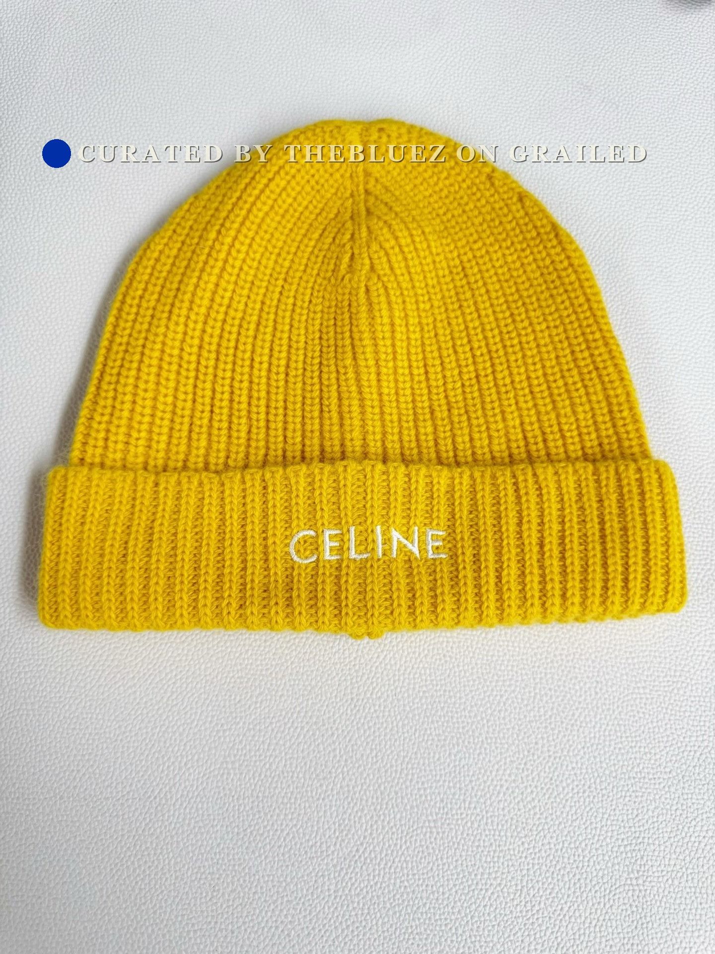 CELINE イエロービーニー Celine SS22 Celine X Amy Dorian Knit Dog Beanie | Grailed