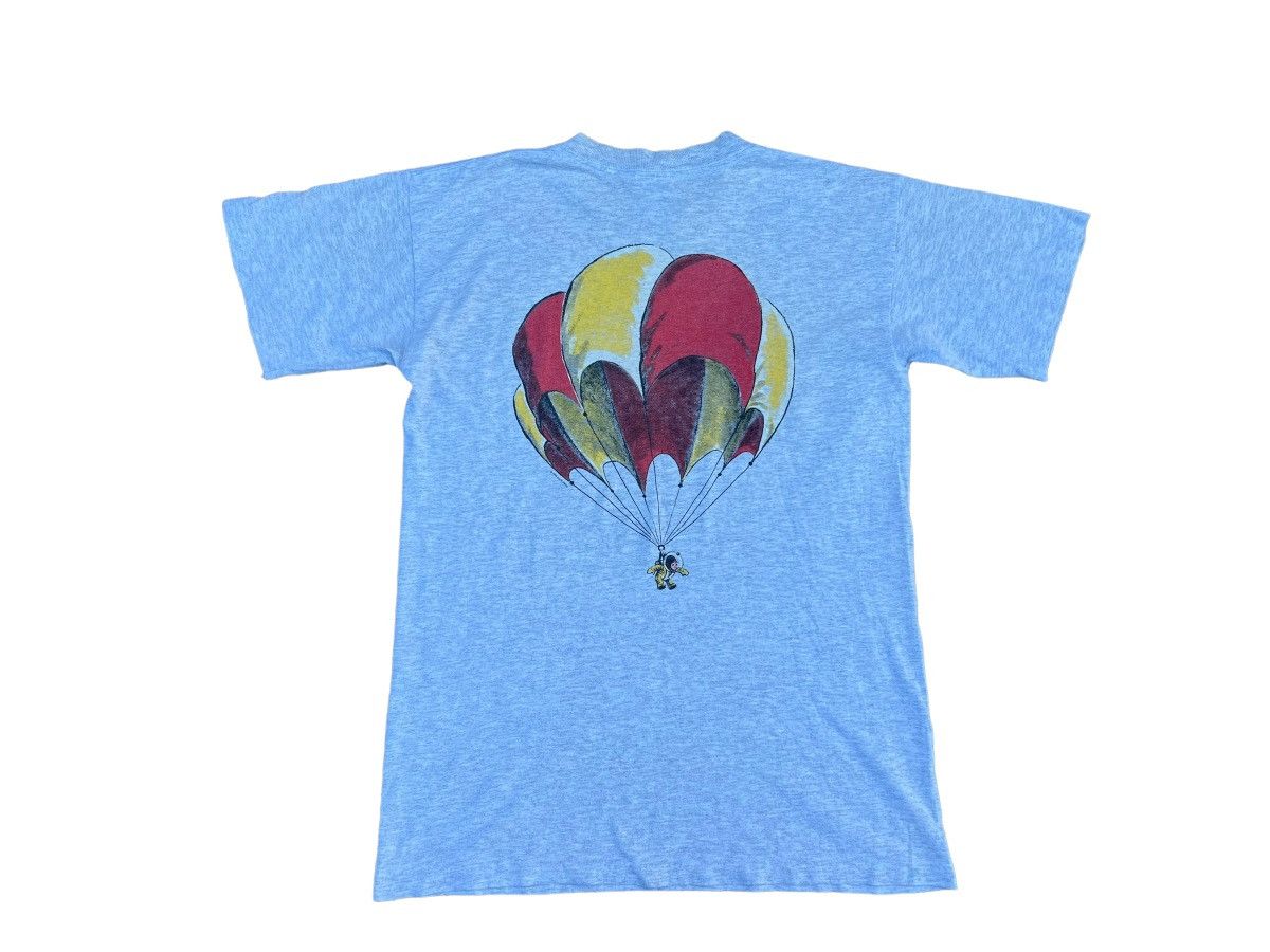image of Movie x Vintage 1995 Curious George The First Space Monkey T Shirt in Grey, Men's (Size Medium)