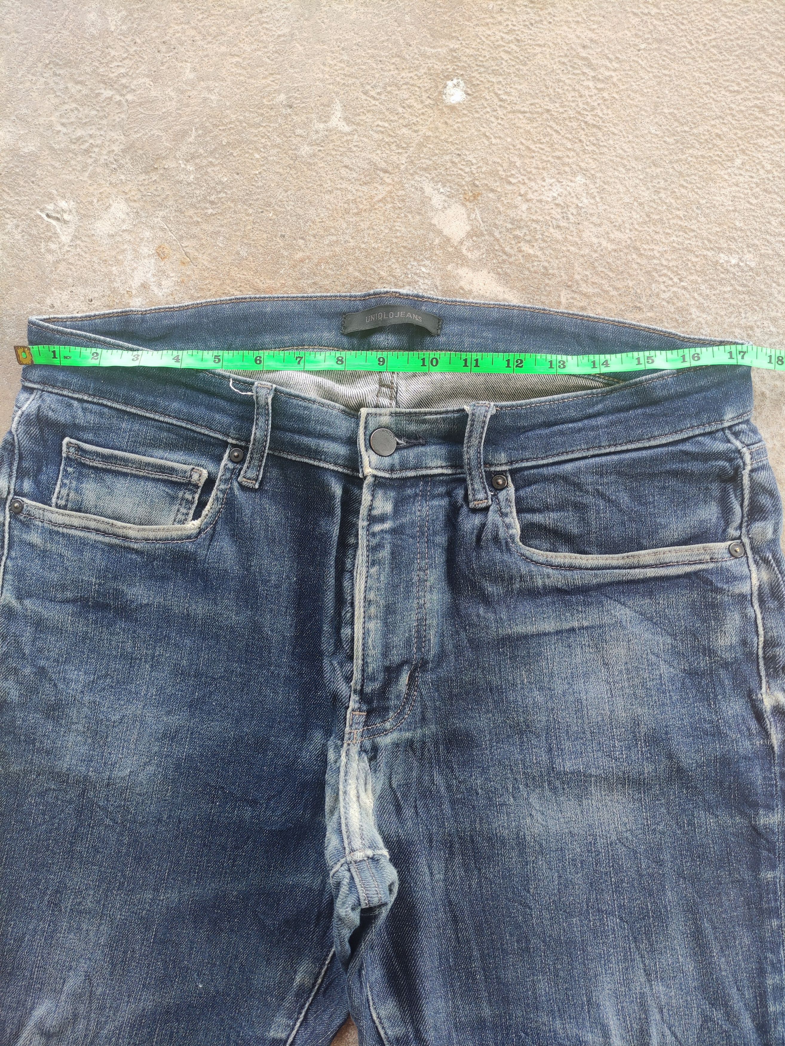Japanese Brand Vintage Japanese Brand Faded Denim Pants Size US 35 - 6 Thumbnail