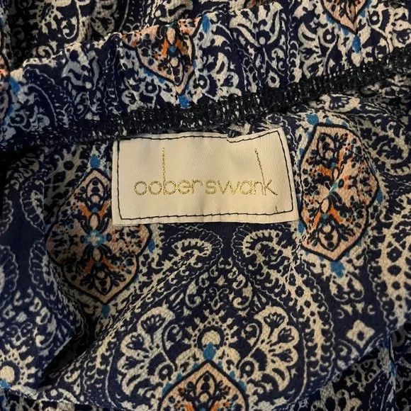 Other Oober Swank Blue Strapless Jumpsuit Size Large Size 34" / US 12 / IT 48 - 5 Thumbnail