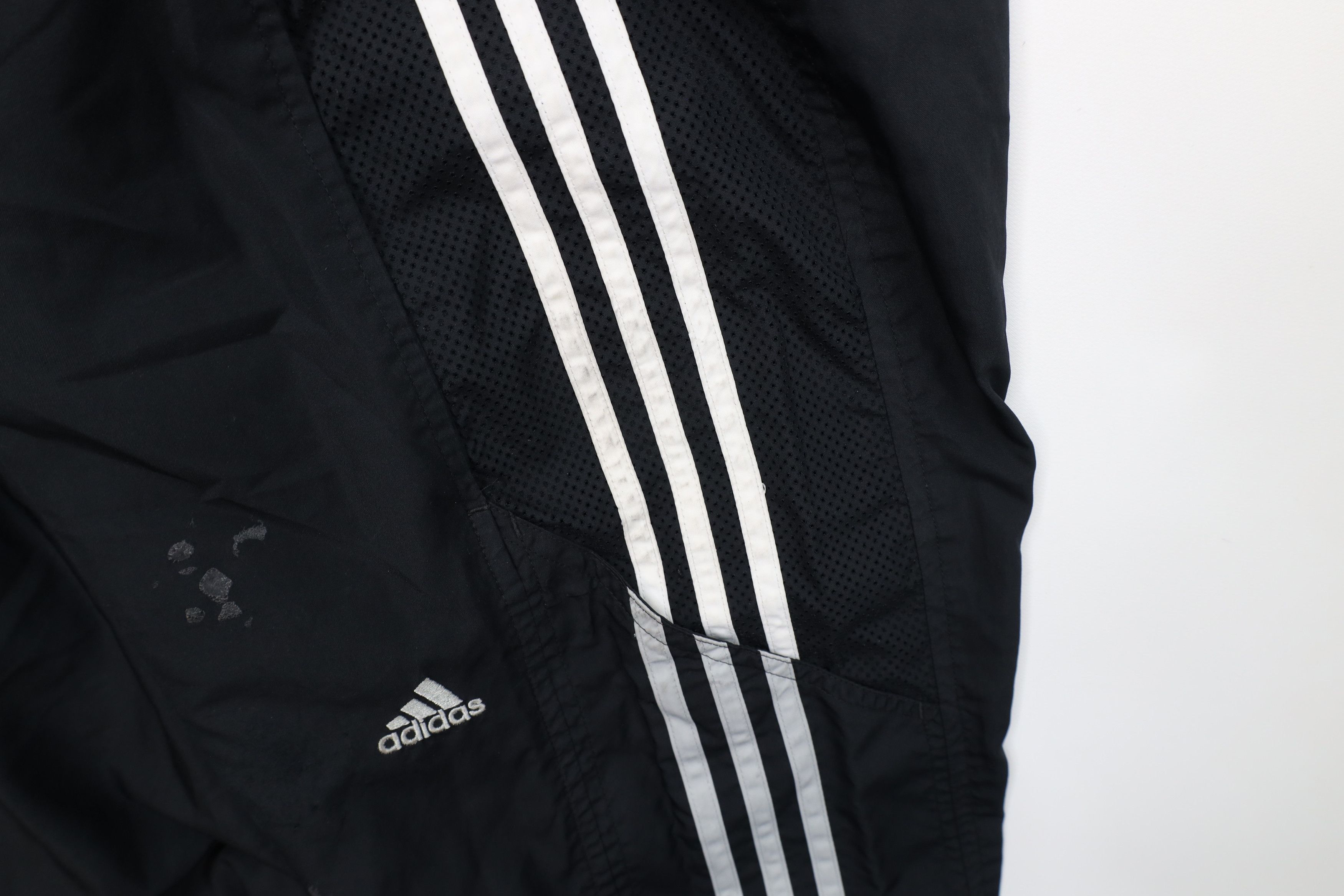 Adidas Vintage Y2K 2005 Adidas Lined Wide Leg Windbreaker Pants Size US 36 / EU 52 - 10 Thumbnail