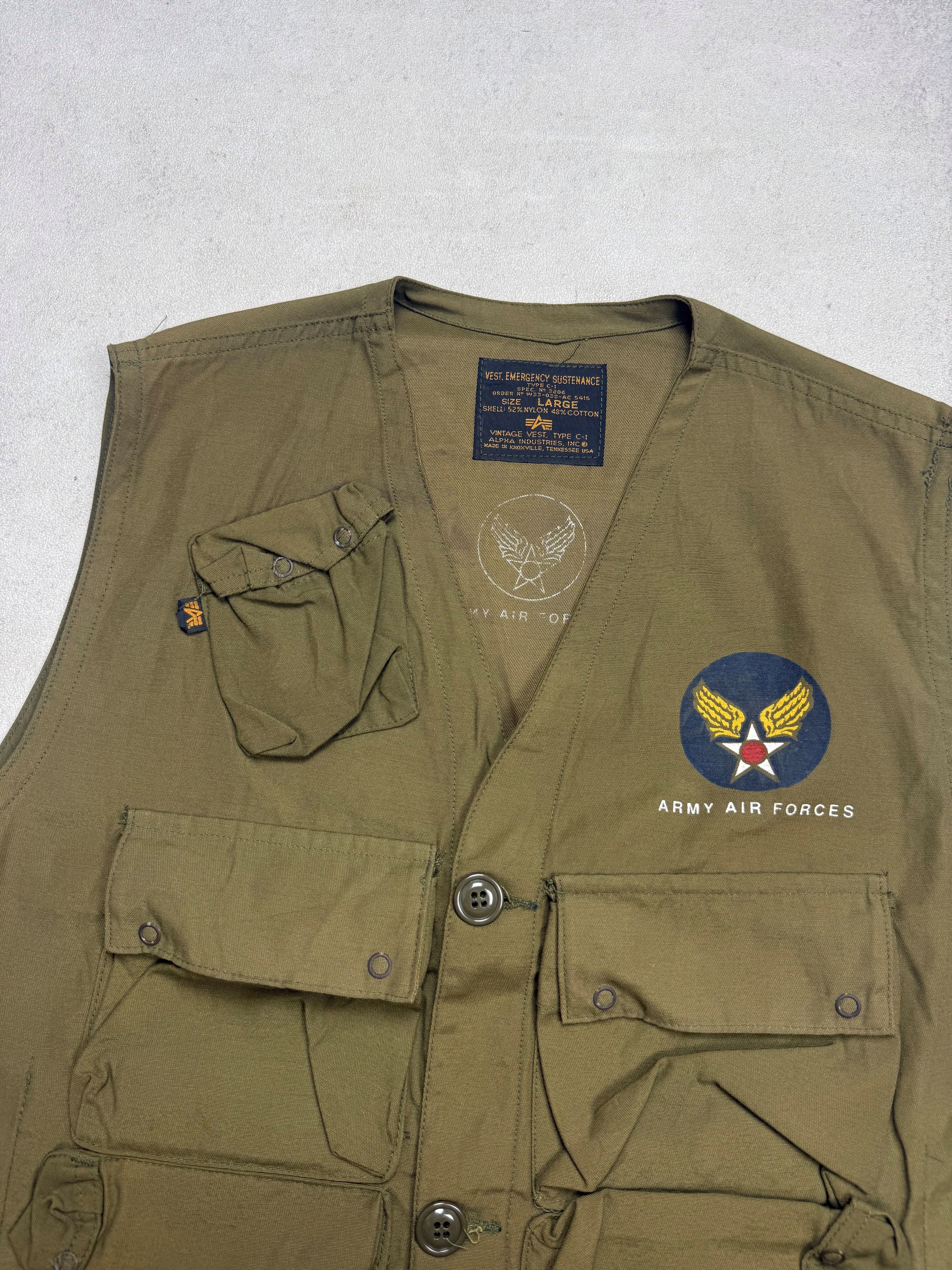 Alpha Industries Alpha Industries Type-C1 Air Force Tactical Vests Size US L / EU 52-54 / 3 - 2 Thumbnail