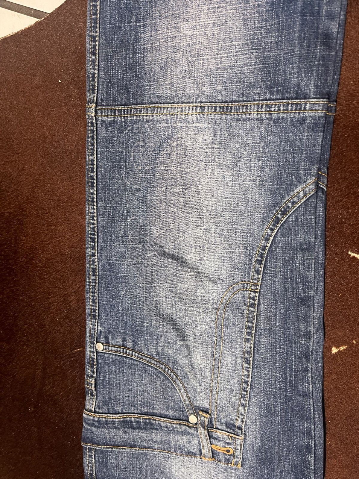 Dolce & Gabbana Vintage Dolce and Gabbana distressed double waisted jeans Size US 29 - 3 Thumbnail
