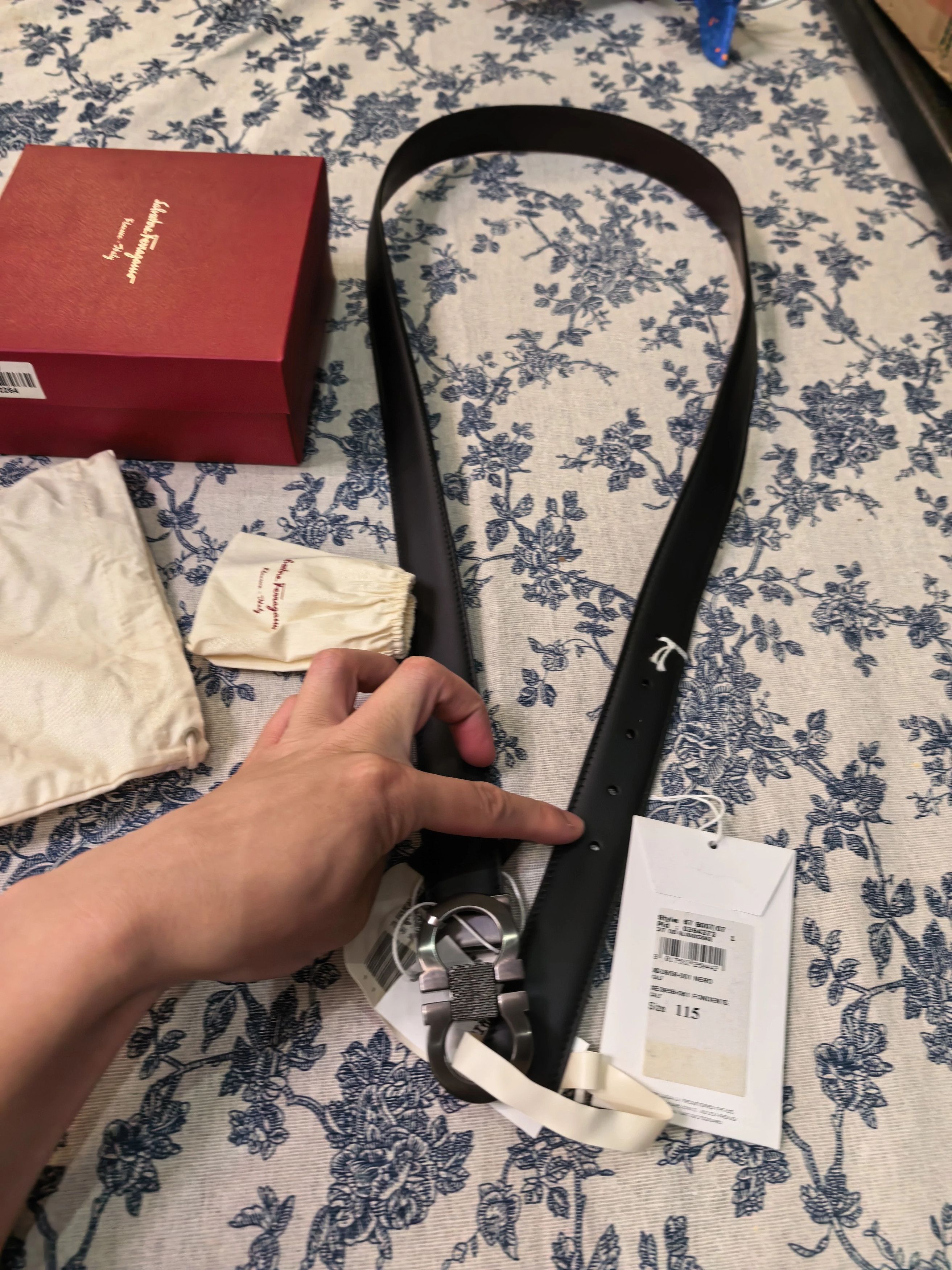 Salvatore Ferragamo Salvatore Ferragamo New Men's Belt 115 Size ONE SIZE - 1 Thumbnail